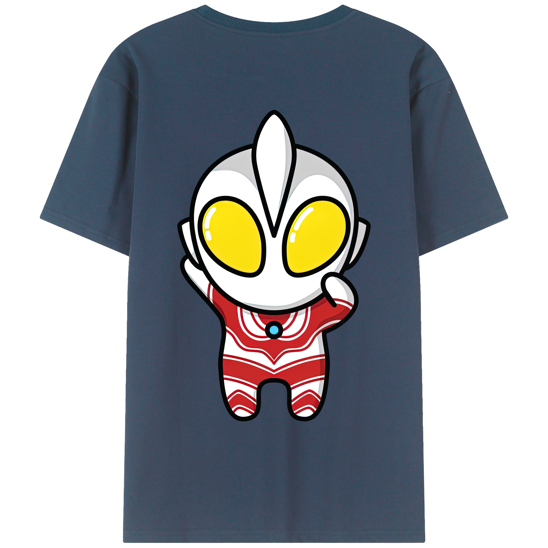 ウルトラマン Ultraman 綿100％ メンズ半袖Tシャツ（バックプリント） 通気性