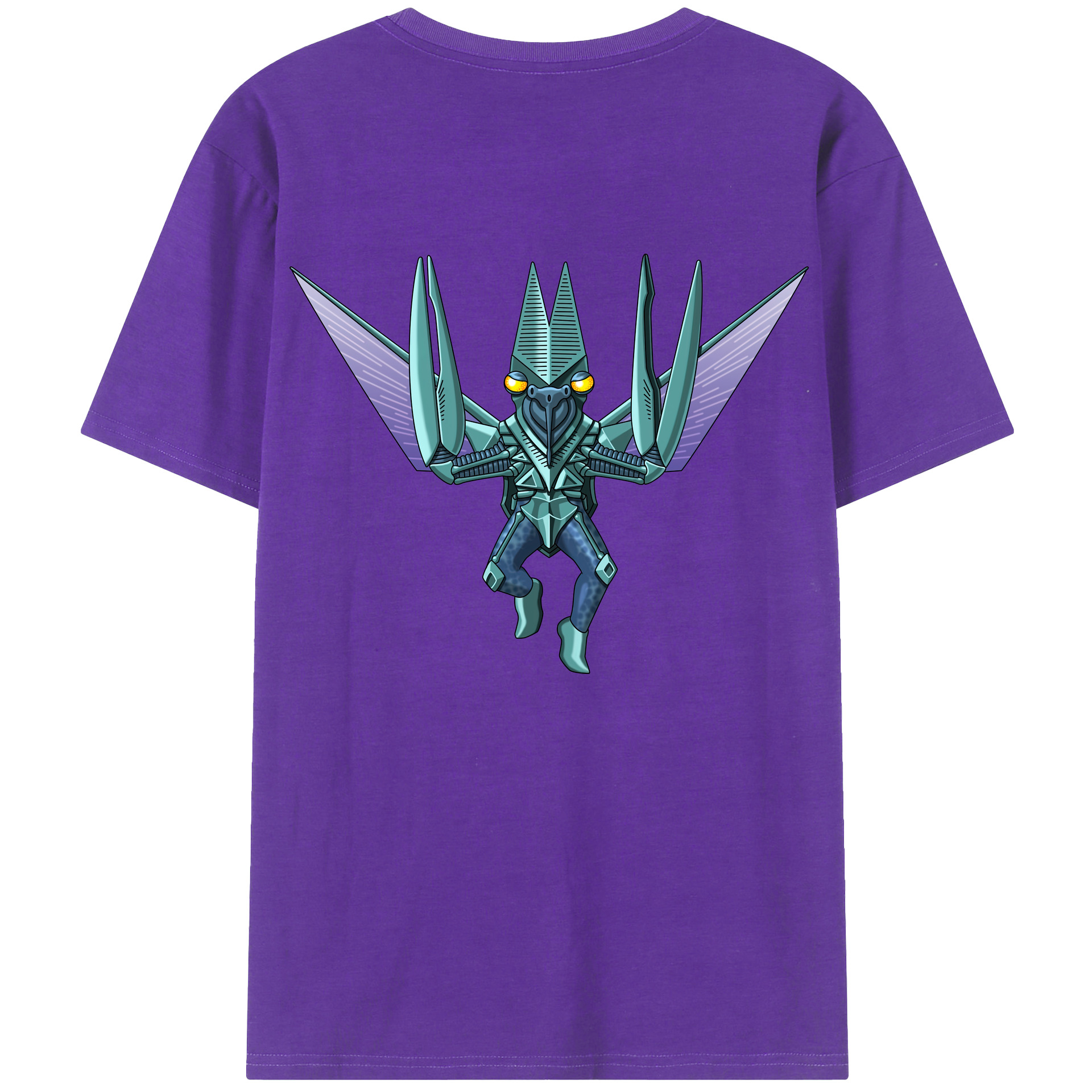 ウルトラマン Ultraman 綿100％ メンズ半袖Tシャツ（バックプリント） 通気性
