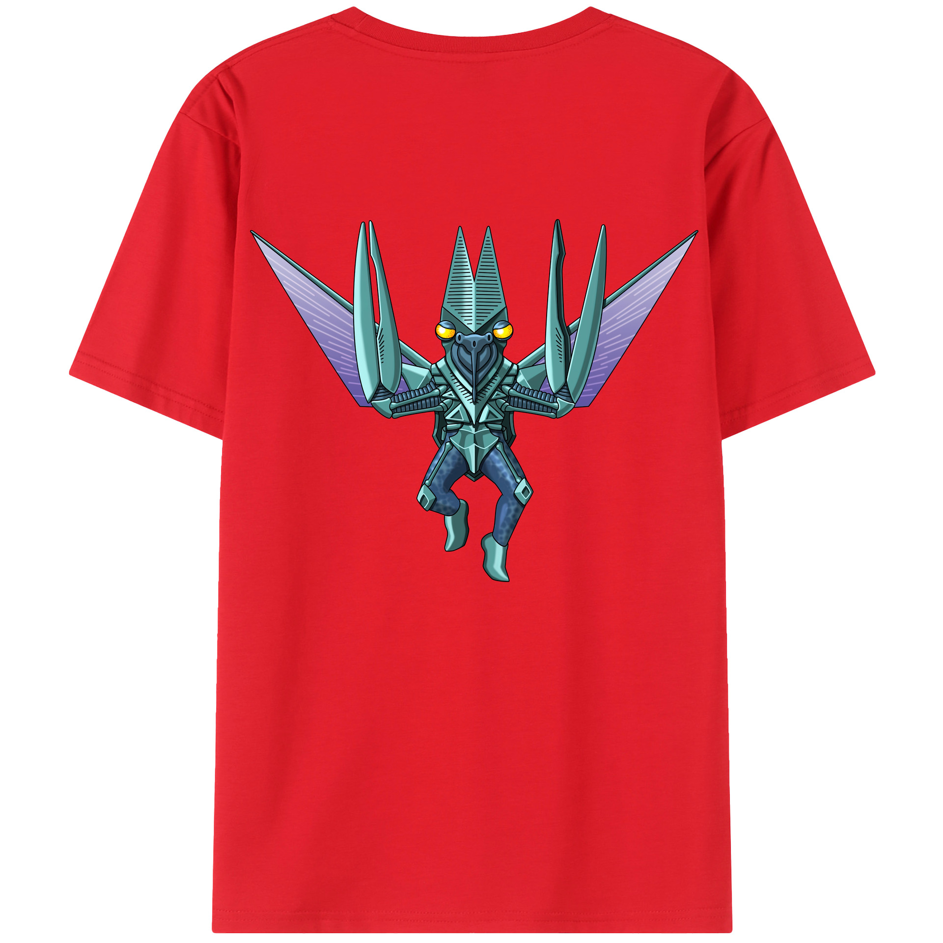 ウルトラマン Ultraman 綿100％ メンズ半袖Tシャツ（バックプリント） 通気性