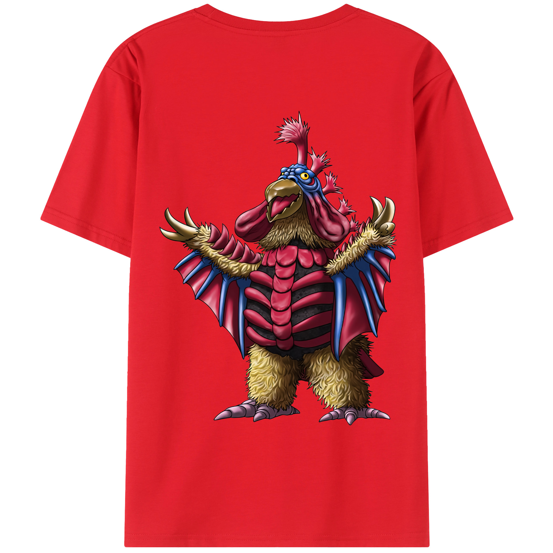 （画像用） ウルトラマン Ultraman 綿100％ メンズ半袖Tシャツ（バックプリント） 通気性