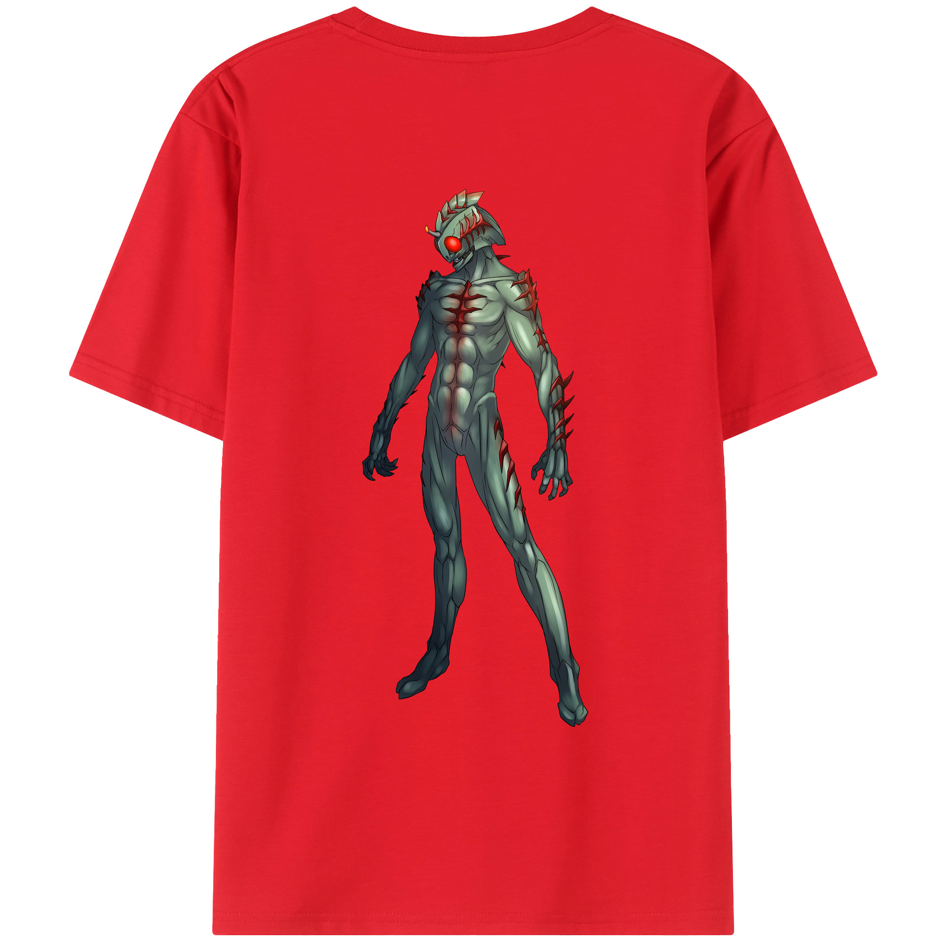 ウルトラマン Ultraman 綿100％ メンズ半袖Tシャツ（バックプリント） 通気性