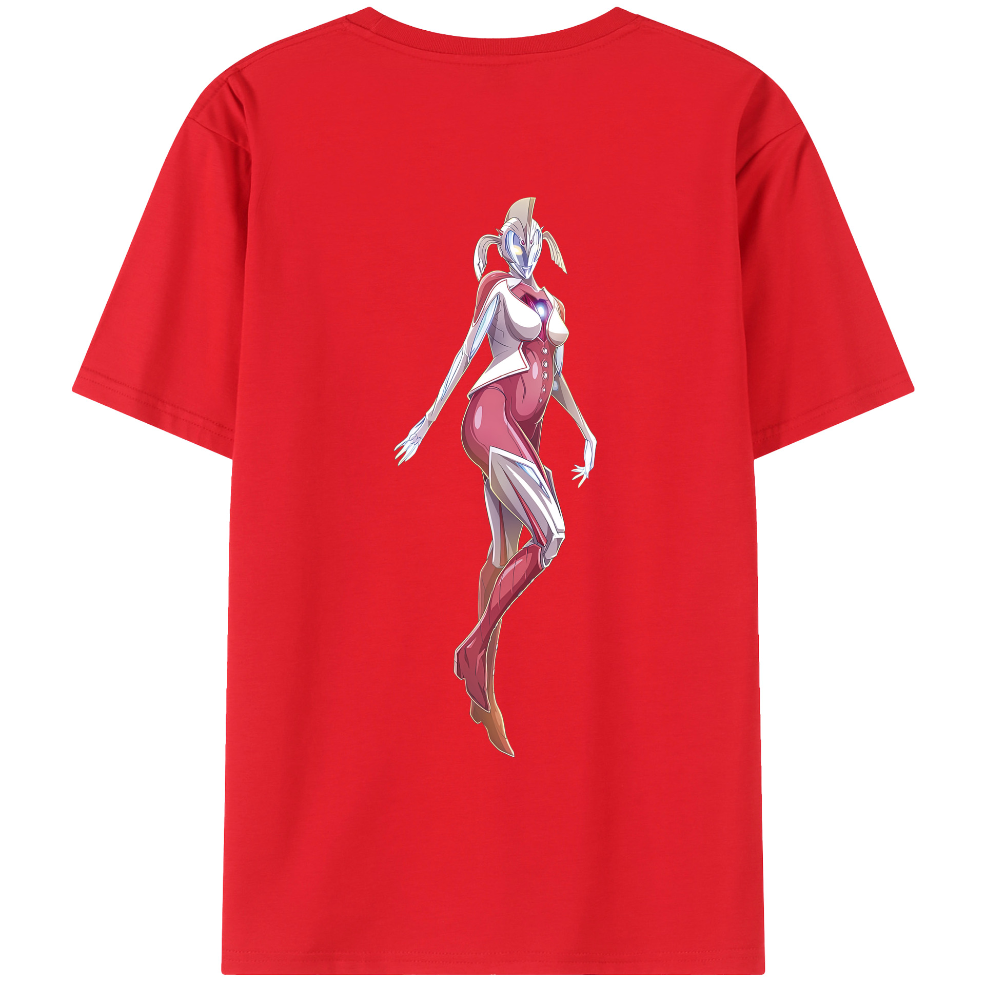 （画像用） ウルトラマン Ultraman 綿100％ メンズ半袖Tシャツ（バックプリント） 通気性