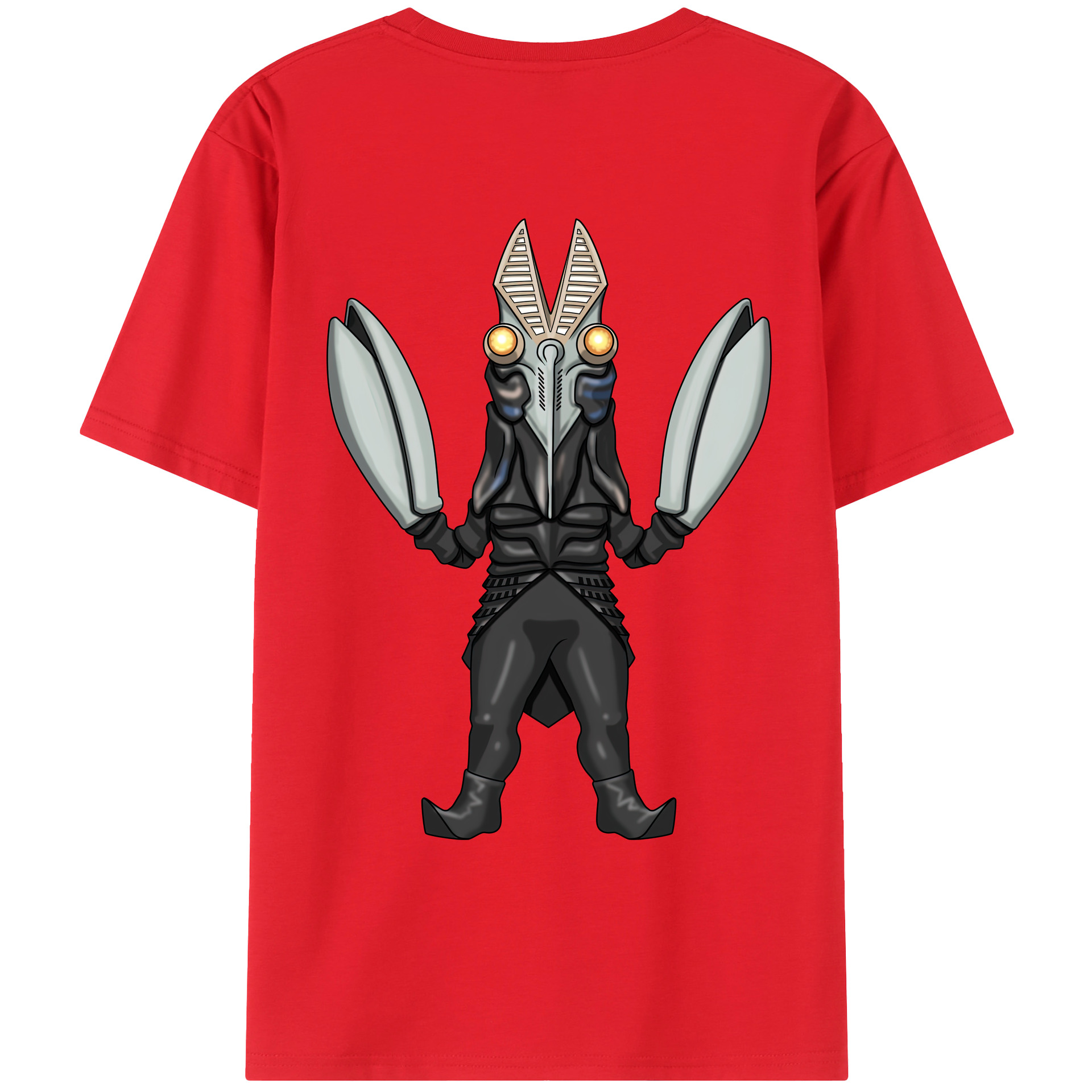 ウルトラマン Ultraman 綿100％ メンズ半袖Tシャツ（バックプリント） 通気性
