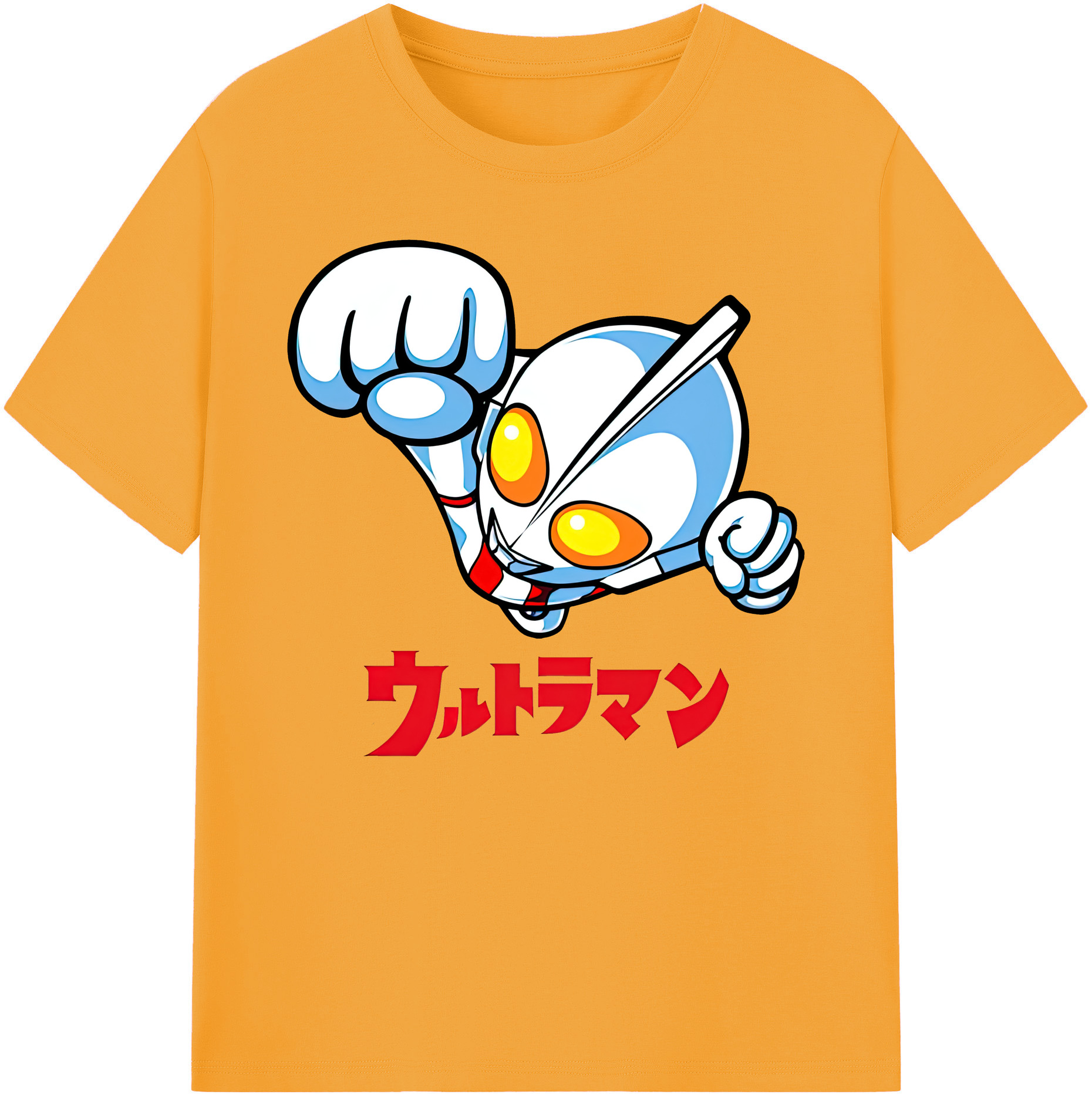 （画像用） ウルトラマン Ultraman 綿100％ メンズ半袖Tシャツ｜肌触りやわらか＆通気性