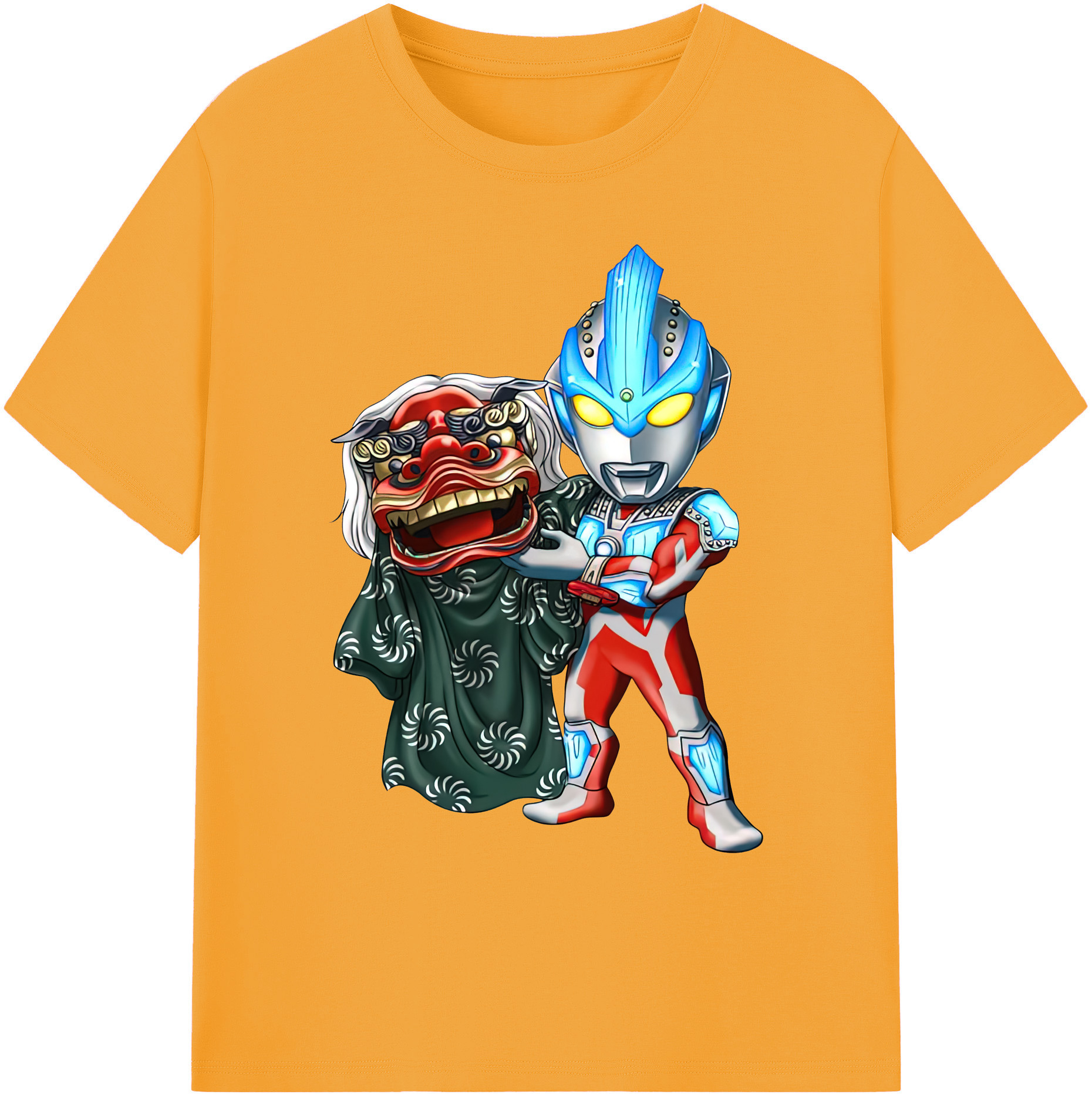 （画像用） ウルトラマン Ultraman 綿100％ メンズ半袖Tシャツ｜肌触りやわらか＆通気性