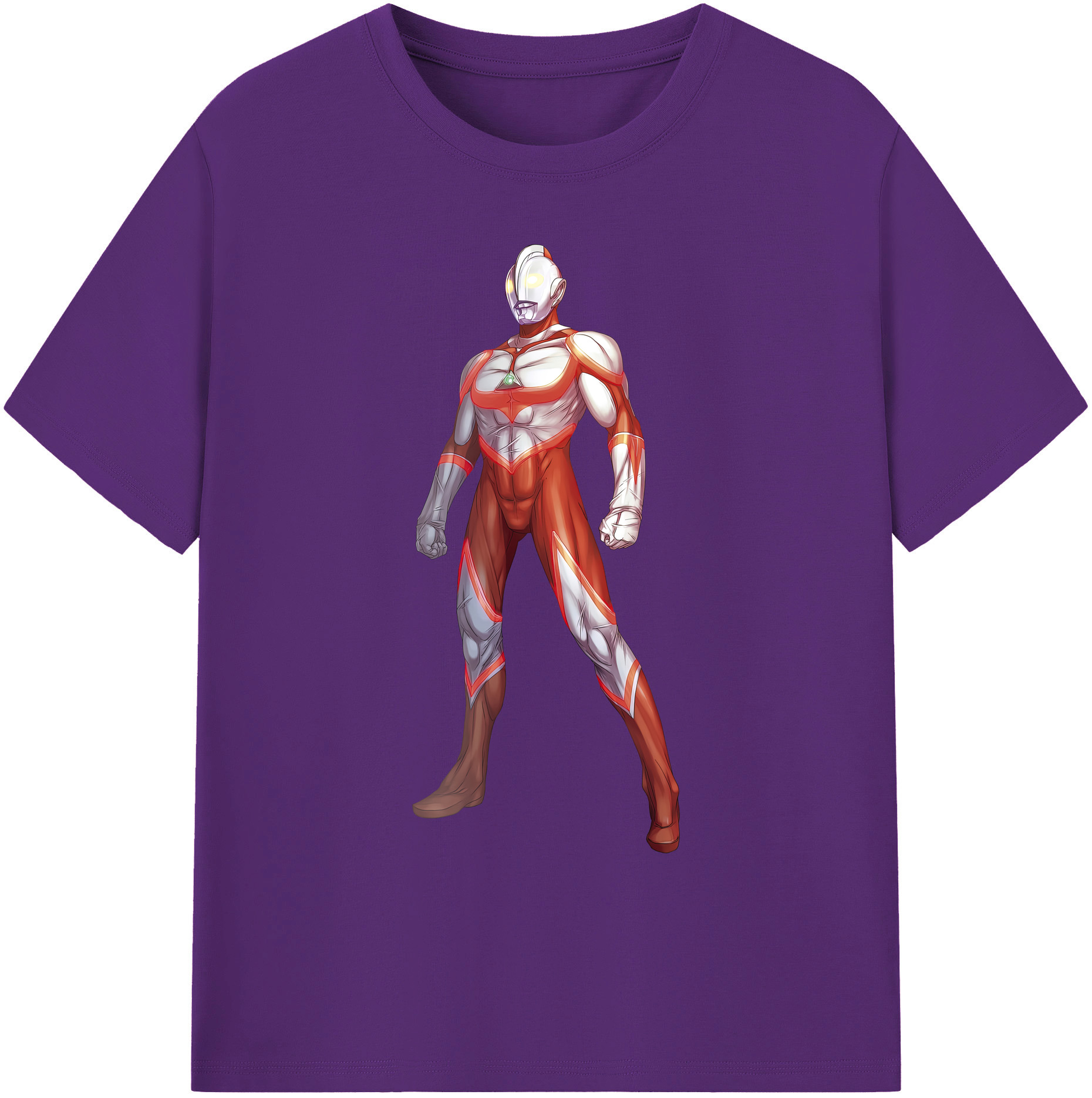 （画像用） ウルトラマン Ultraman 綿100％ メンズ半袖Tシャツ｜肌触りやわらか＆通気性
