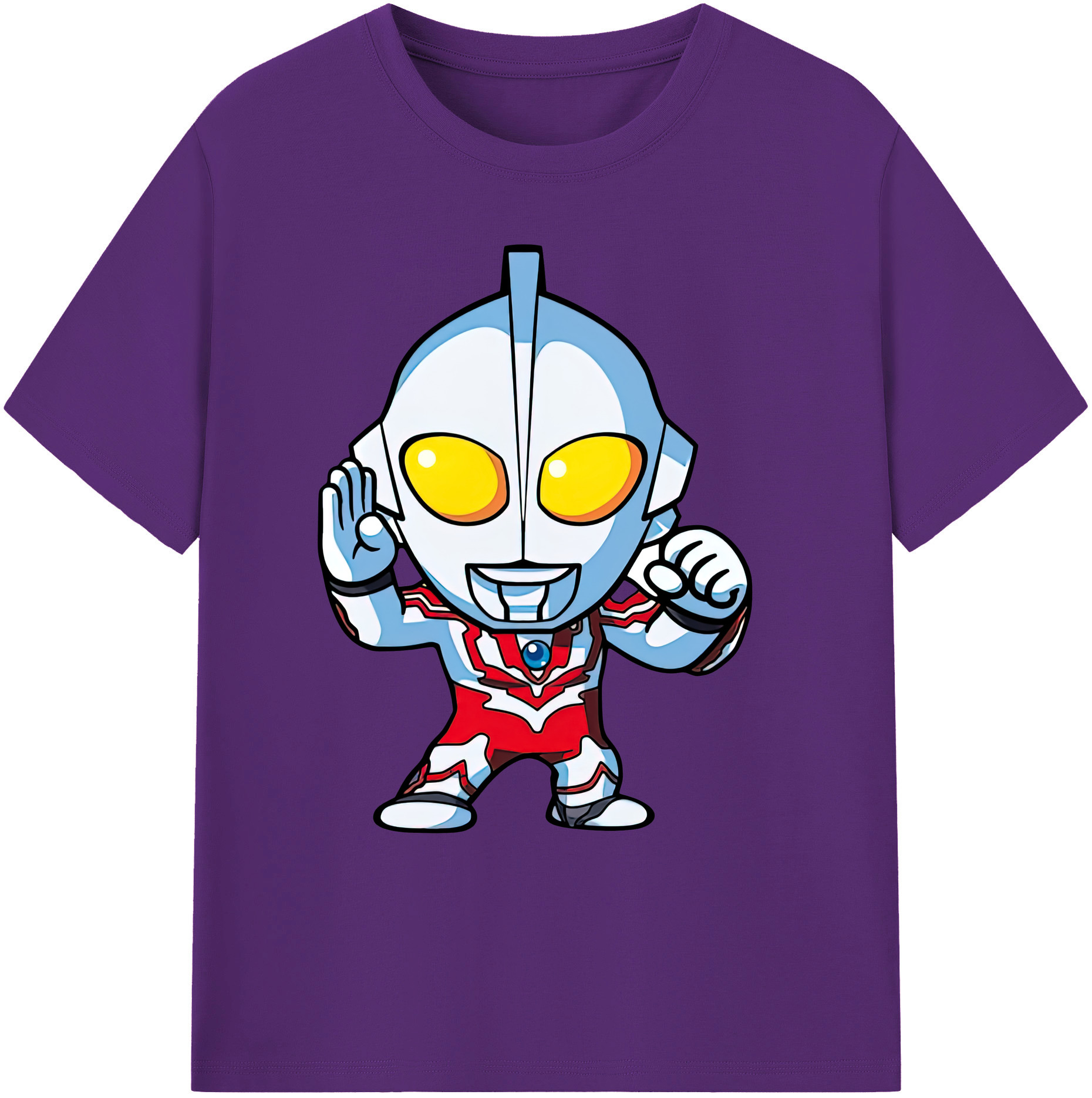 （画像用） ウルトラマン Ultraman 綿100％ メンズ半袖Tシャツ｜肌触りやわらか＆通気性