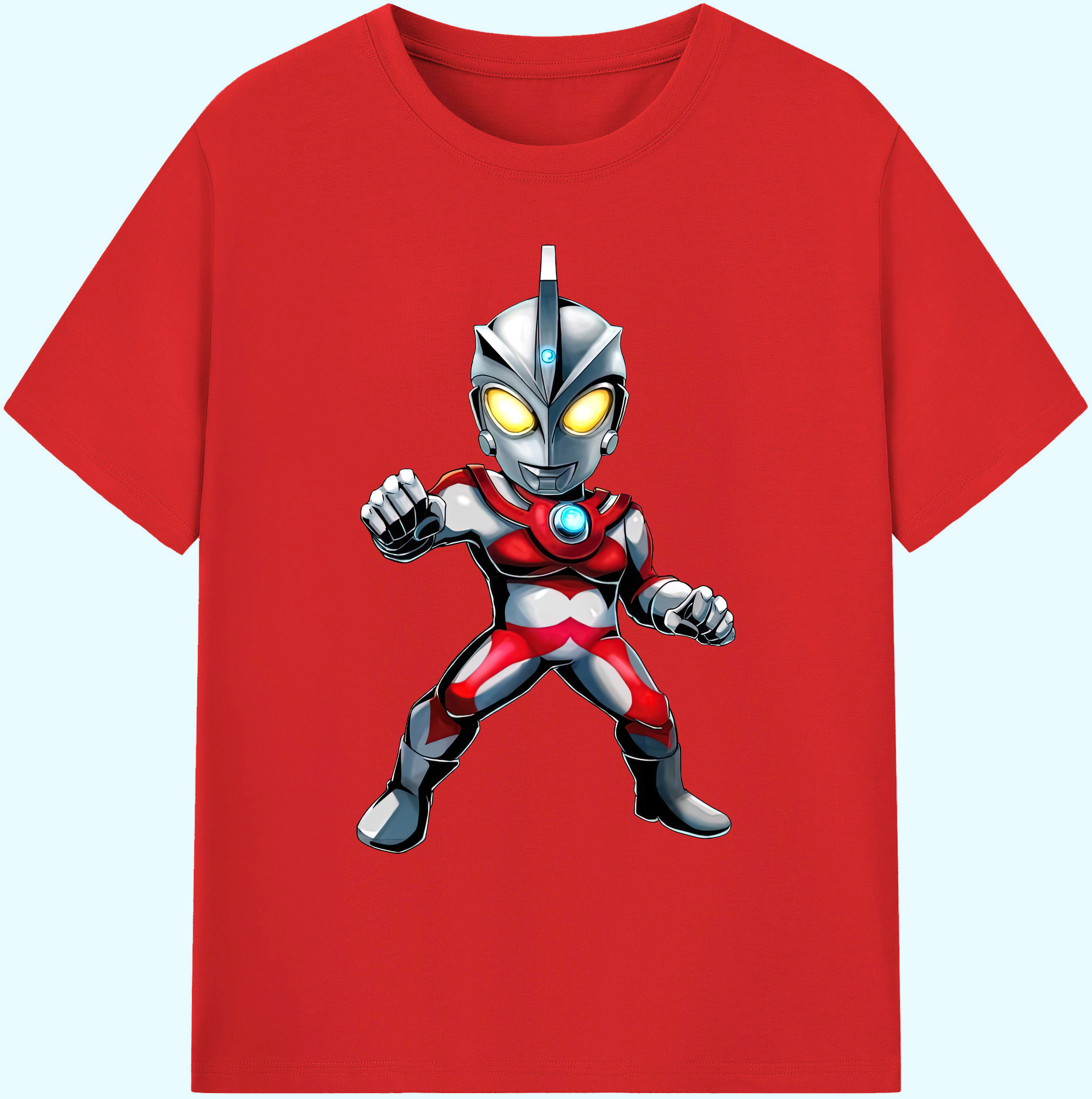 （画像用） ウルトラマン Ultraman 綿100％ メンズ半袖Tシャツ｜肌触りやわらか＆通気性
