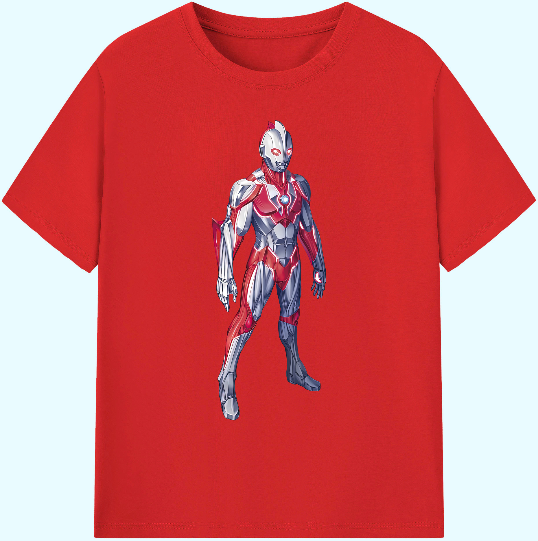 （画像用） ウルトラマン Ultraman 綿100％ メンズ半袖Tシャツ｜肌触りやわらか＆通気性