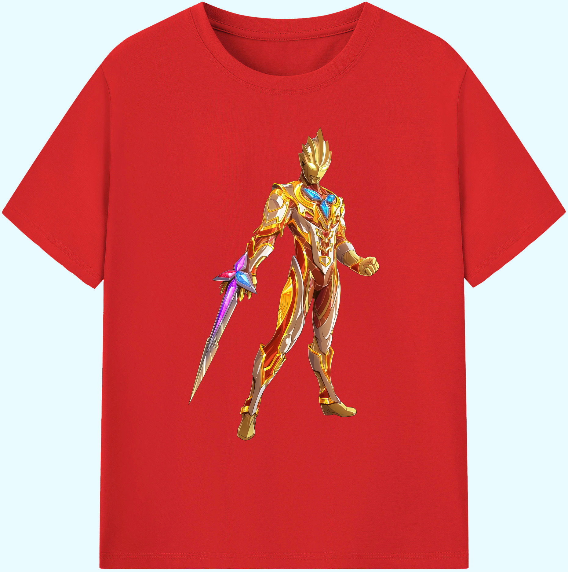 （画像用） ウルトラマン Ultraman 綿100％ メンズ半袖Tシャツ｜肌触りやわらか＆通気性
