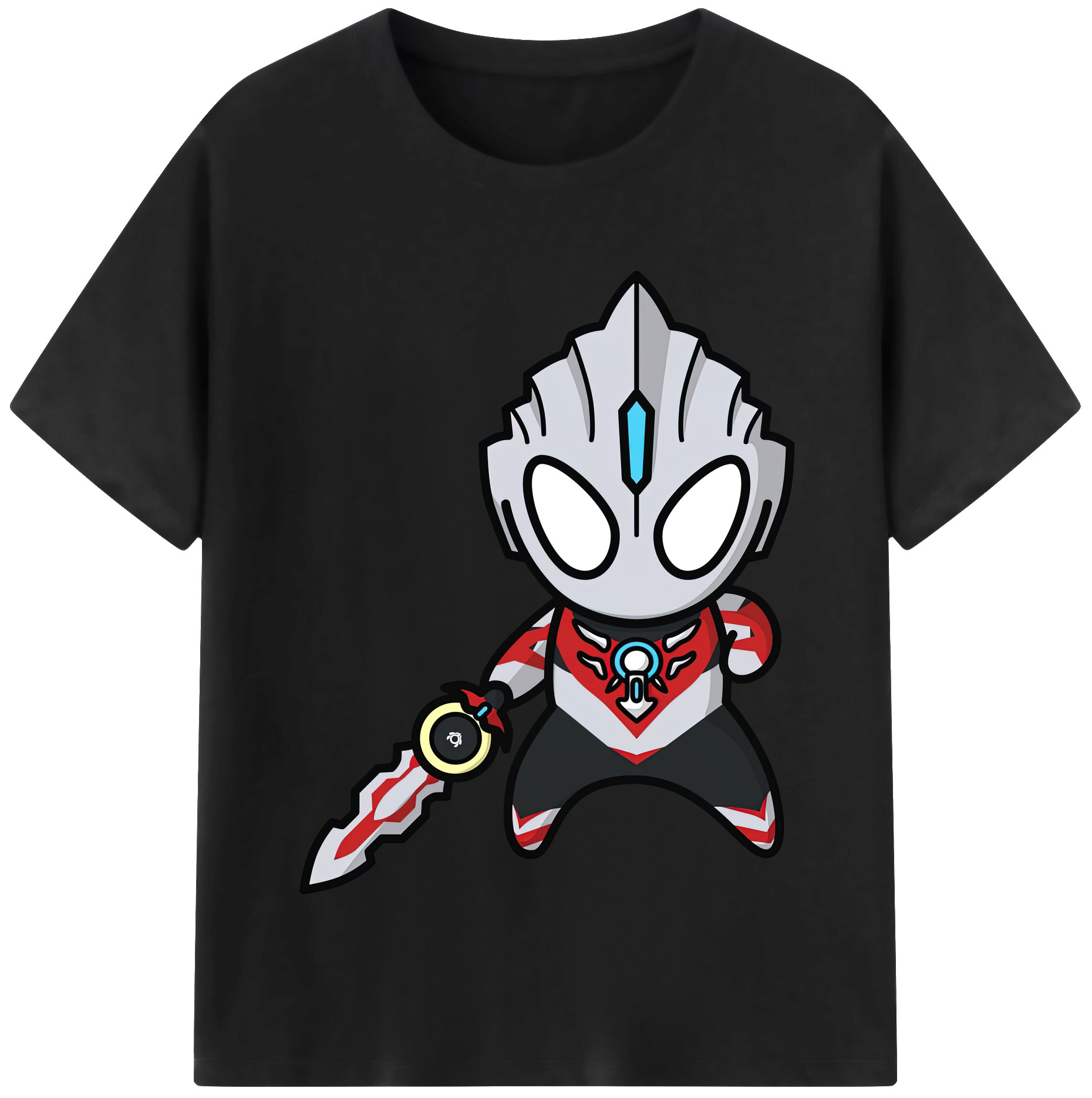 （画像用） ウルトラマン Ultraman レディースカジュアルプリントTシャツ（綿100％）