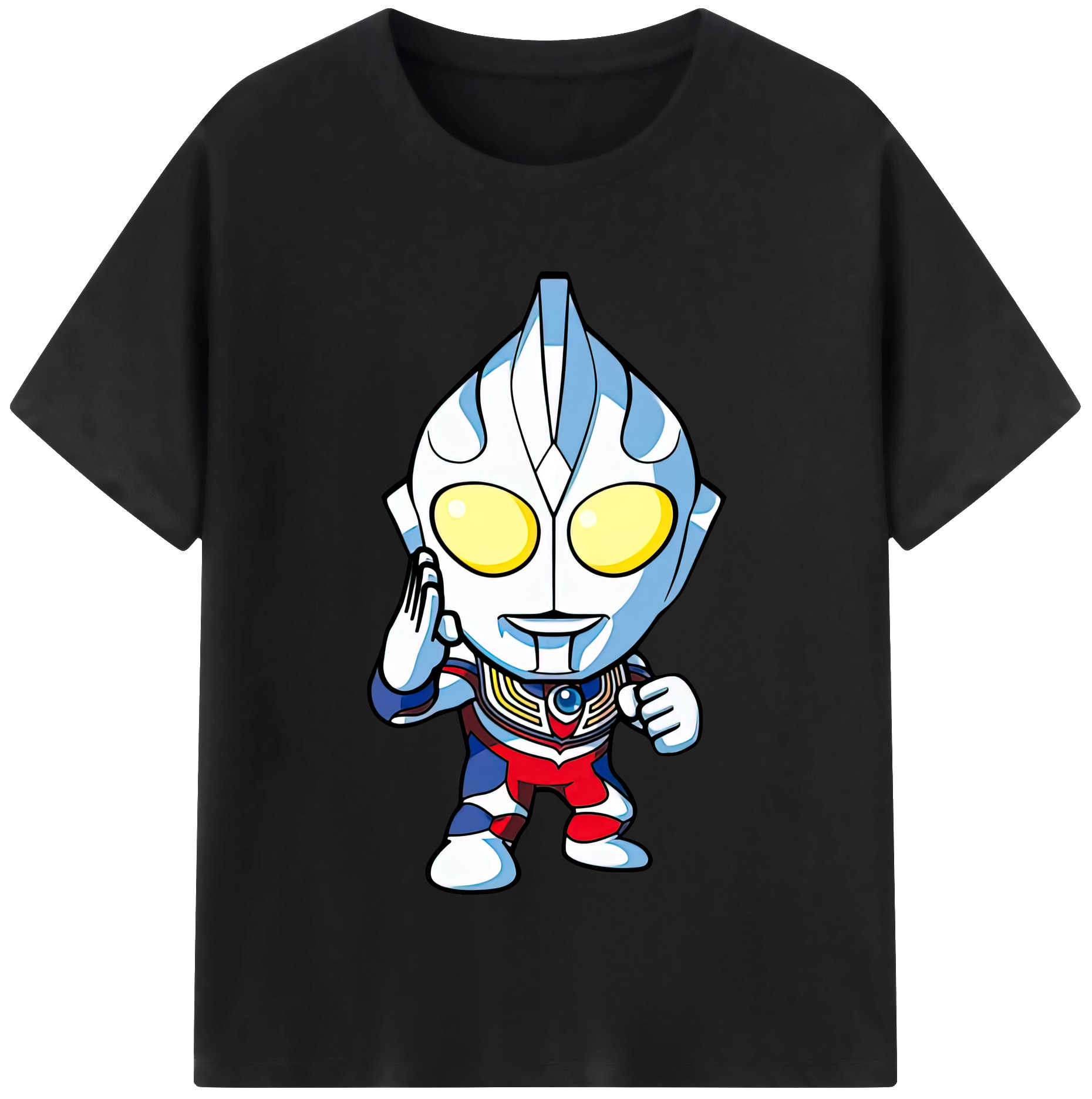 （画像用） ウルトラマン Ultraman レディースカジュアルプリントTシャツ（綿100％）
