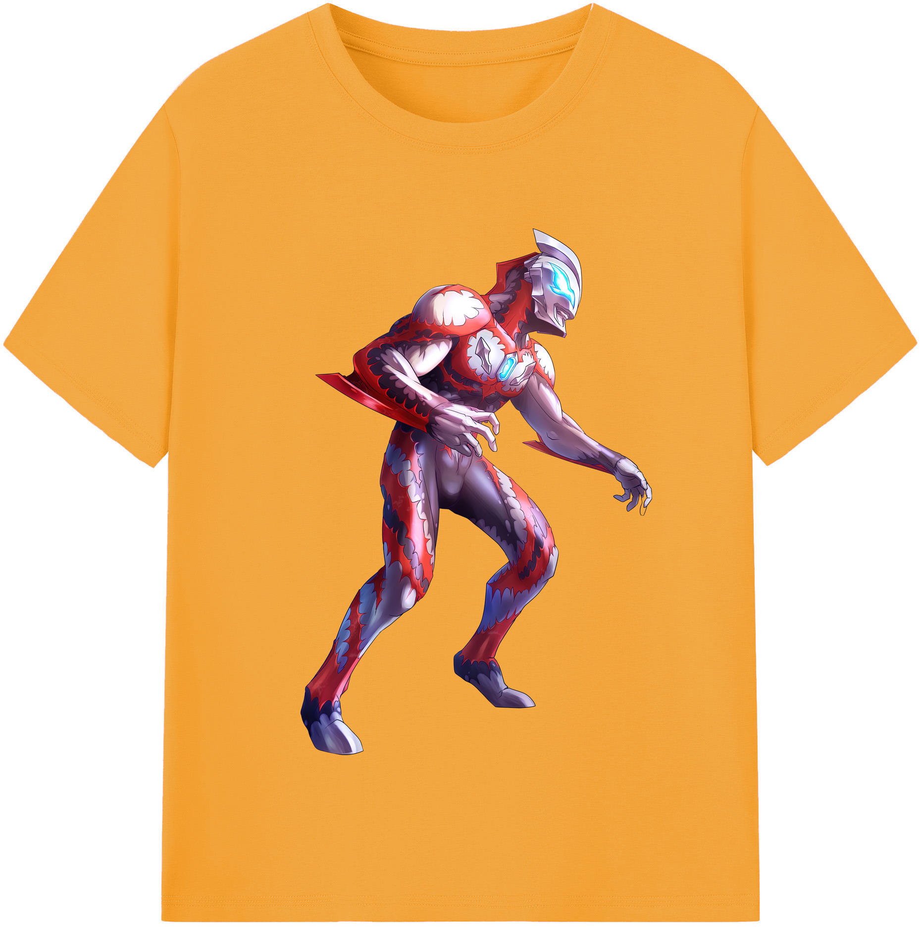 （画像用） ウルトラマン Ultraman レディースカジュアルプリントTシャツ（綿100％）