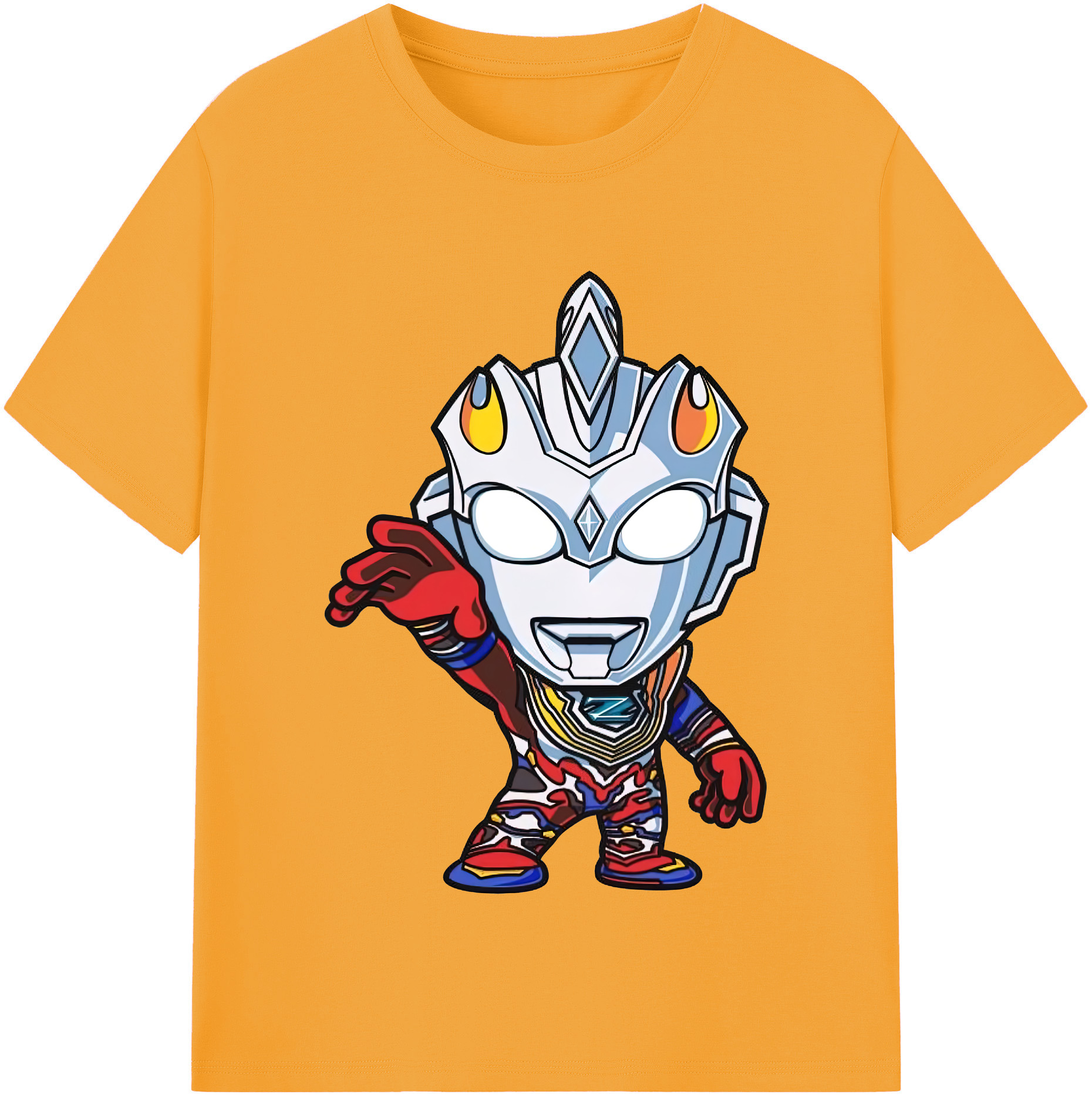 （画像用） ウルトラマン Ultraman レディースカジュアルプリントTシャツ（綿100％）