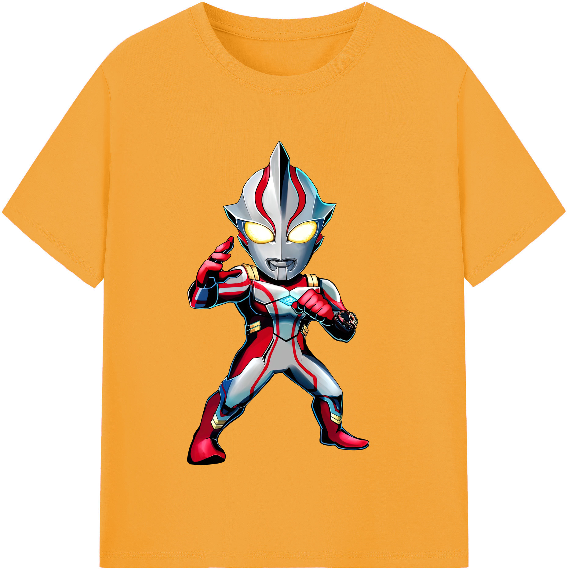 （画像用） ウルトラマン Ultraman レディースカジュアルプリントTシャツ（綿100％）