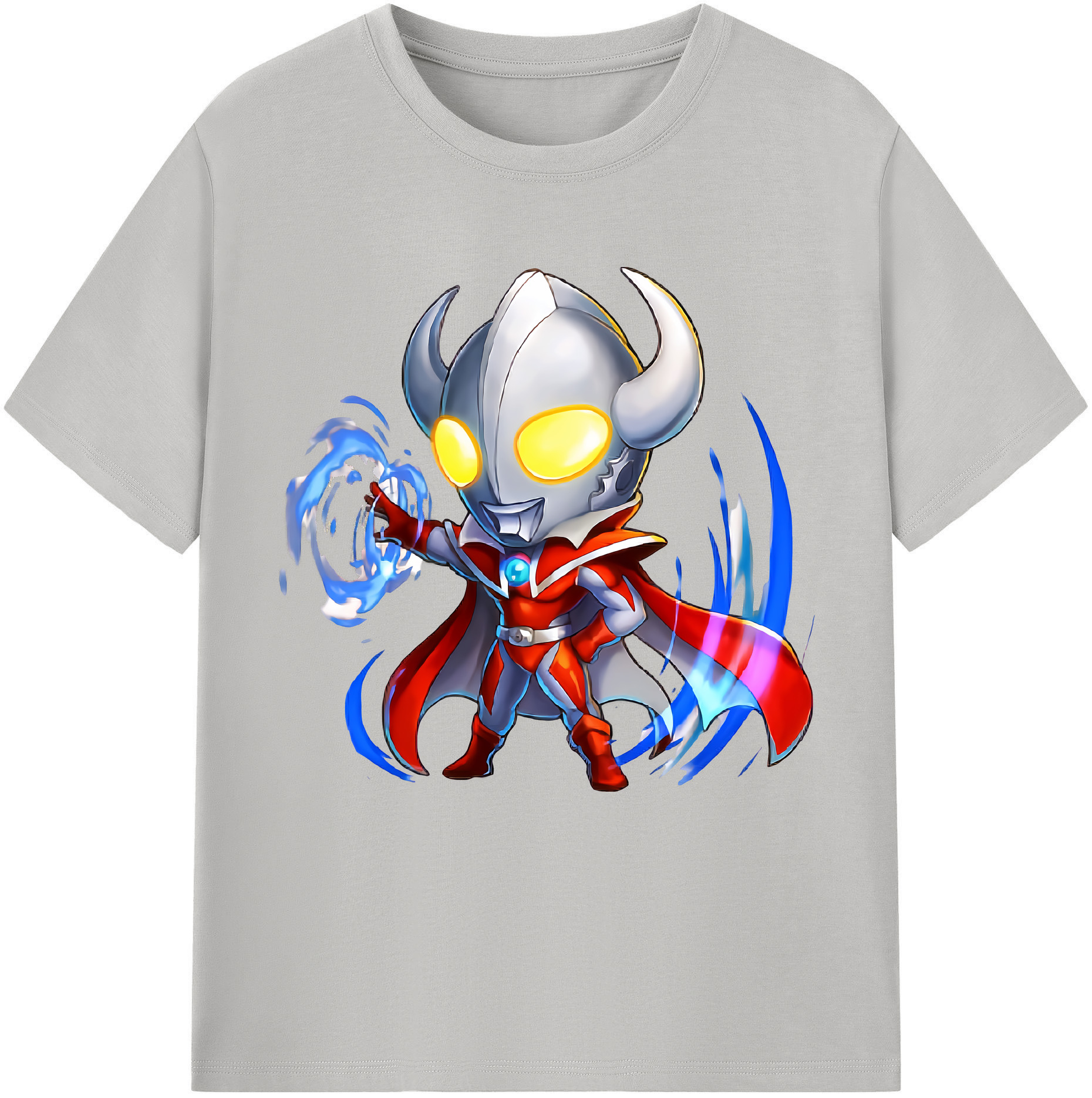 （画像用） ウルトラマン Ultraman レディースカジュアルプリントTシャツ（綿100％）