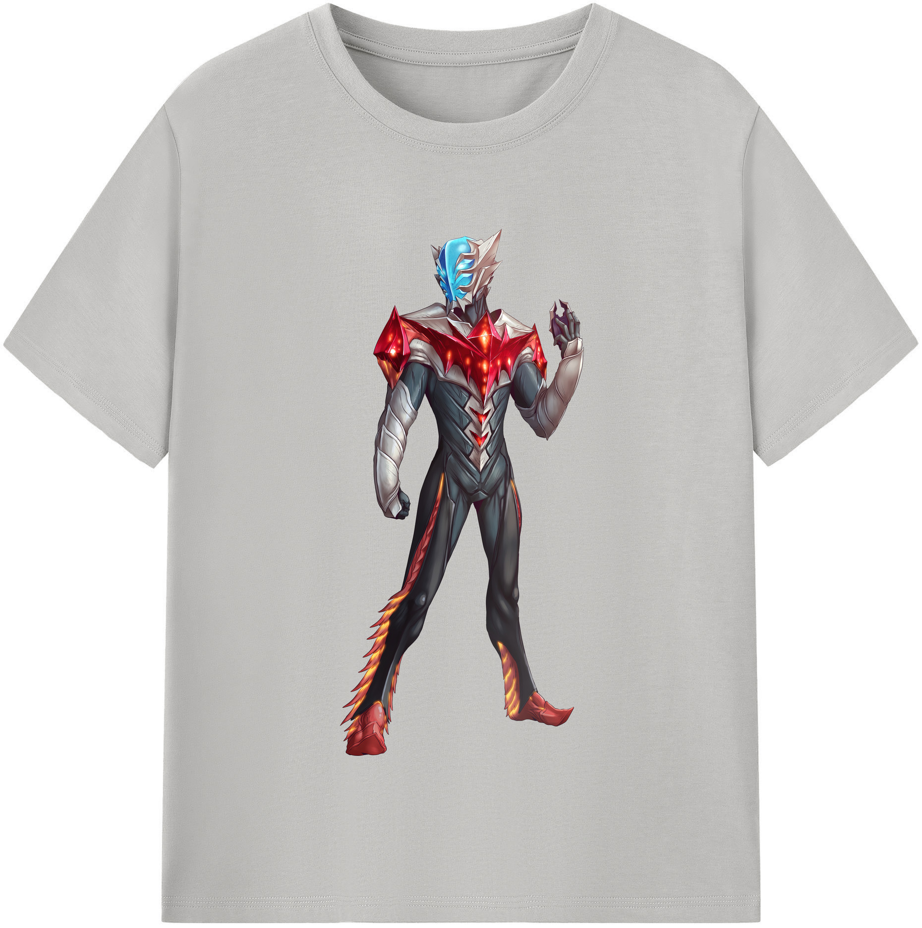 （画像用） ウルトラマン Ultraman レディースカジュアルプリントTシャツ（綿100％）