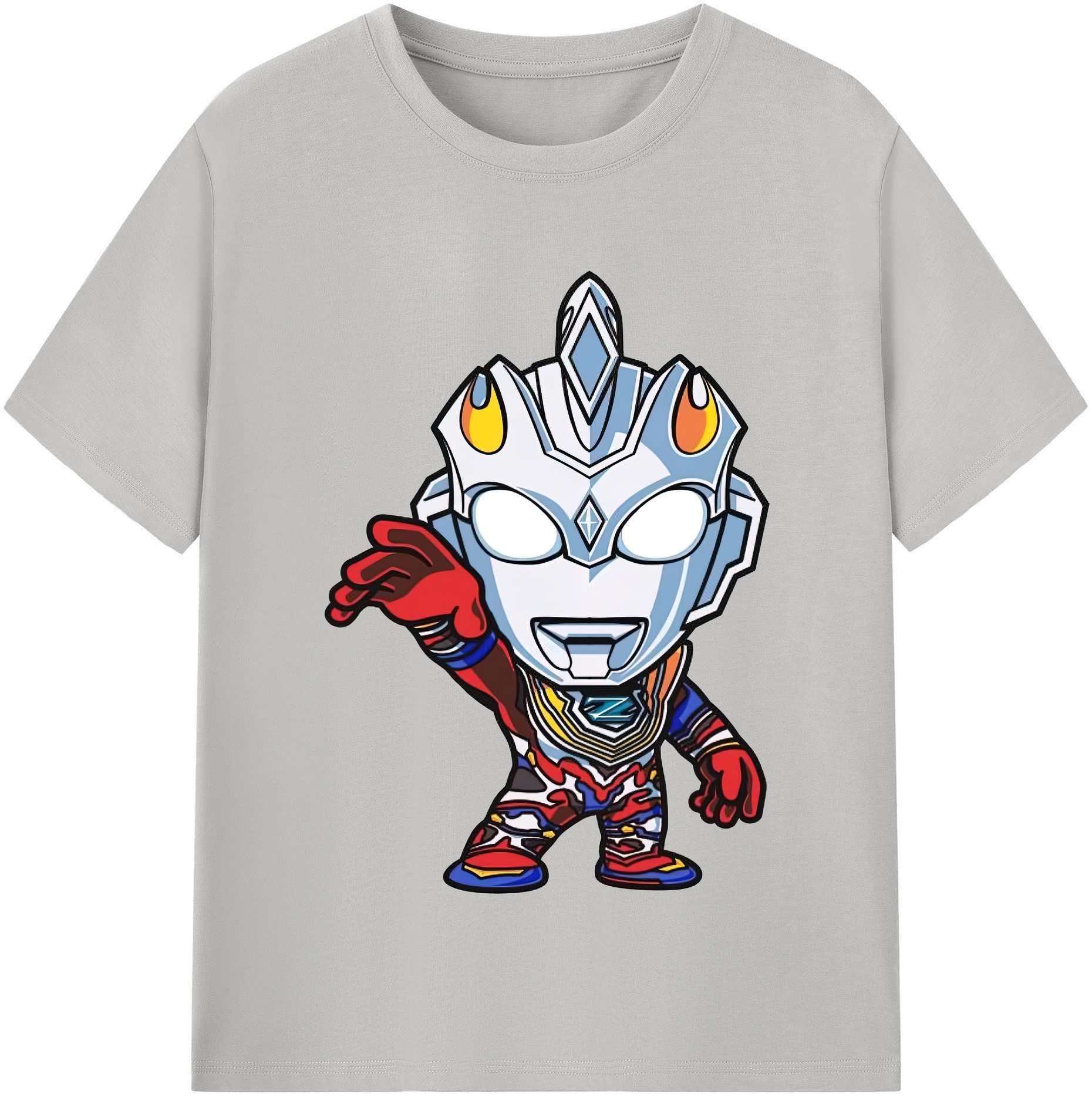 （画像用） ウルトラマン Ultraman レディースカジュアルプリントTシャツ（綿100％）