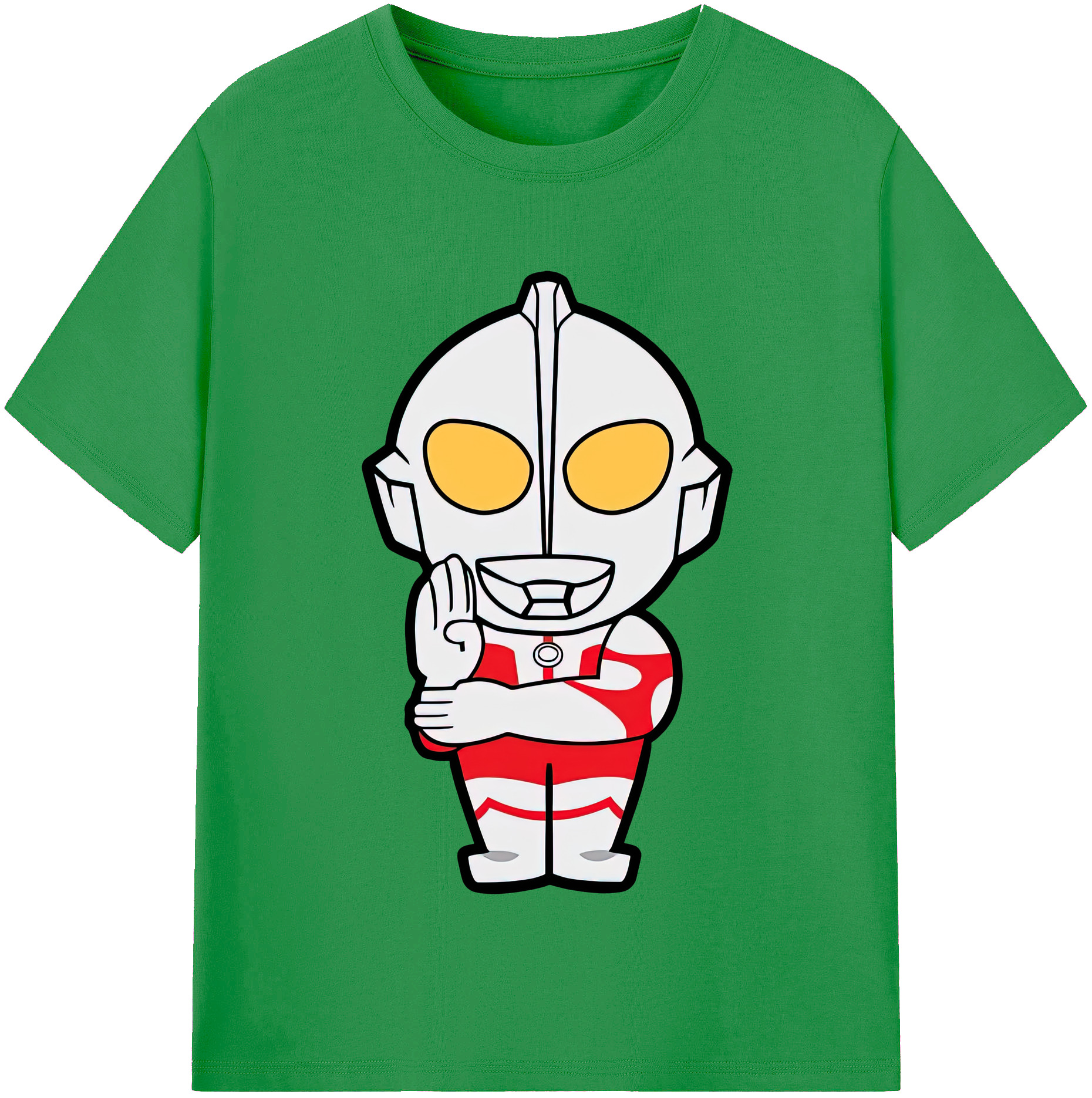 （画像用） ウルトラマン Ultraman レディースカジュアルプリントTシャツ（綿100％）