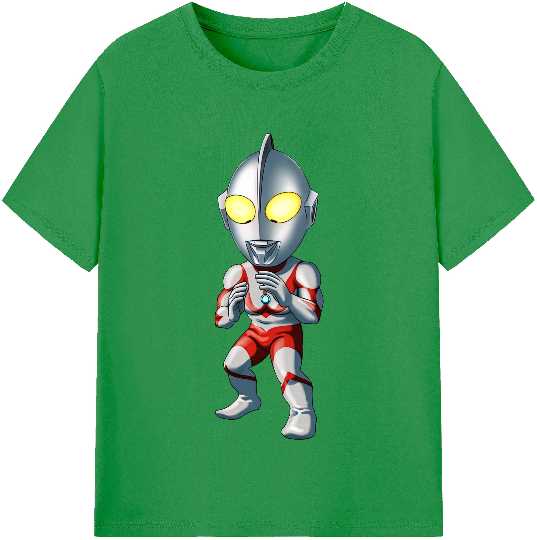 （画像用） ウルトラマン Ultraman レディースカジュアルプリントTシャツ（綿100％）