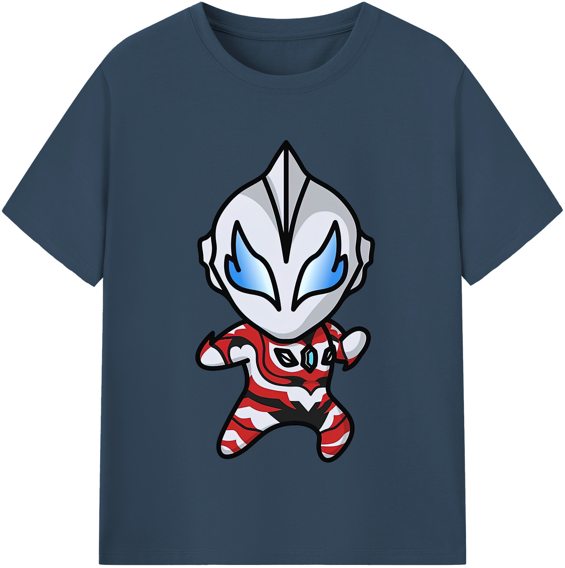 ウルトラマン Ultraman レディースカジュアルプリントTシャツ（綿100％）