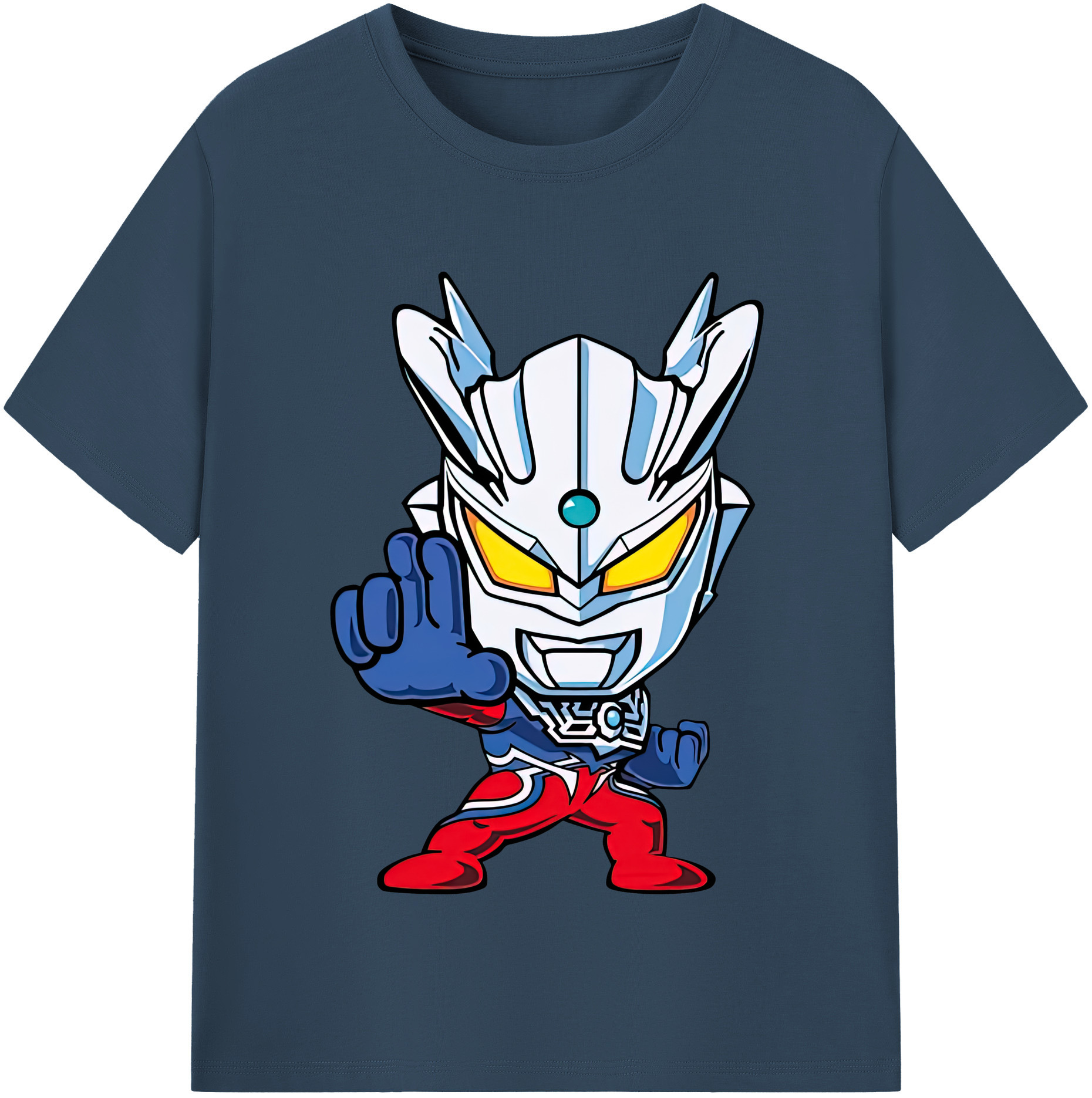ウルトラマン Ultraman レディースカジュアルプリントTシャツ（綿100％）
