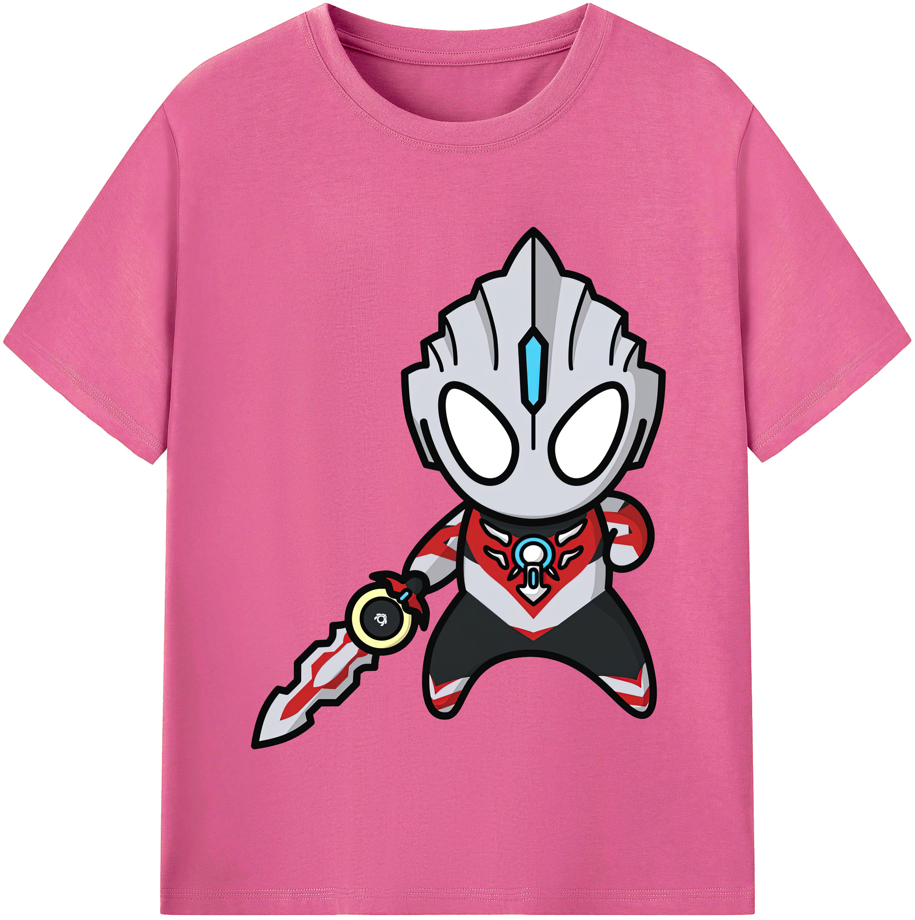 （画像用） ウルトラマン Ultraman レディースカジュアルプリントTシャツ（綿100％）