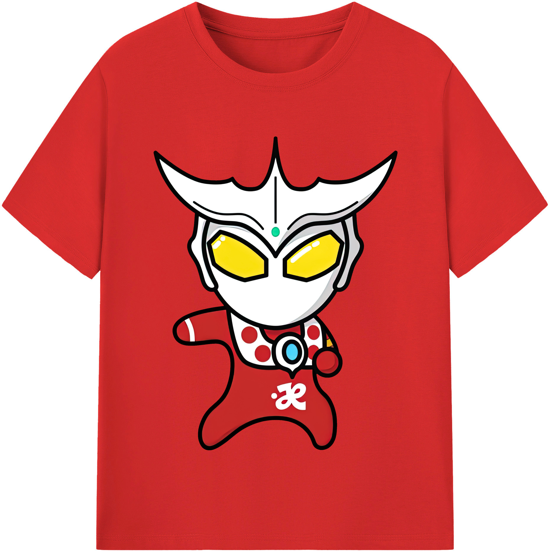 （画像用） ウルトラマン Ultraman レディースカジュアルプリントTシャツ（綿100％）