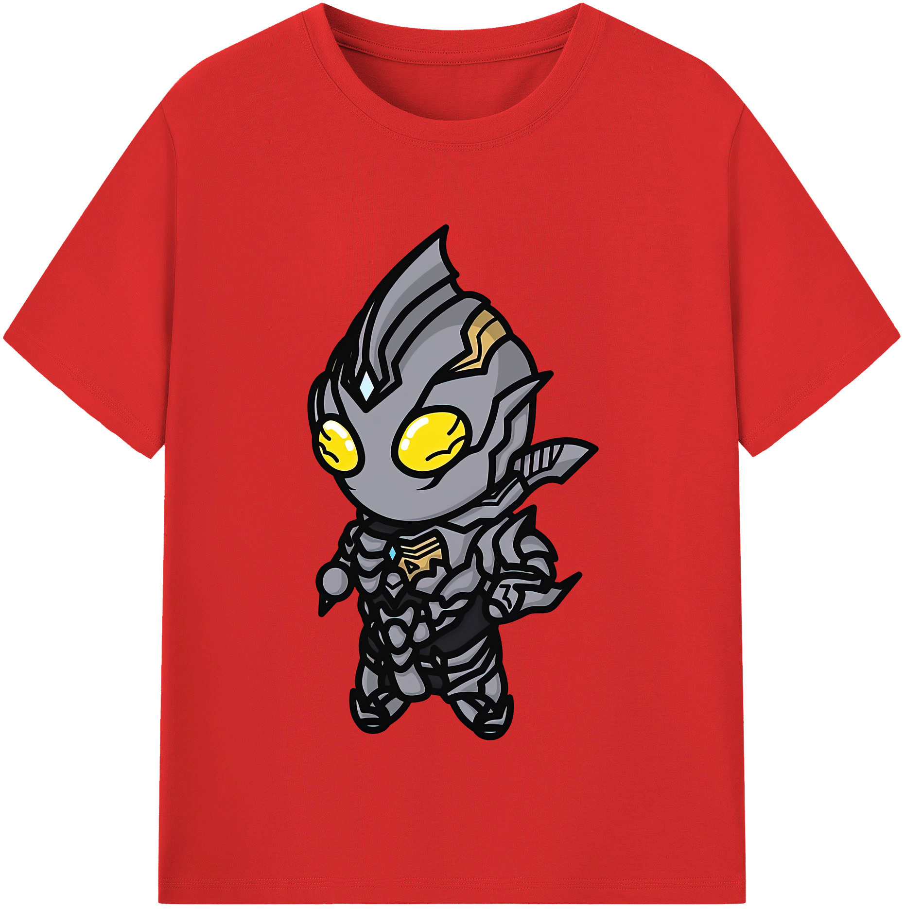 ウルトラマン Ultraman レディースカジュアルプリントTシャツ（綿100％）