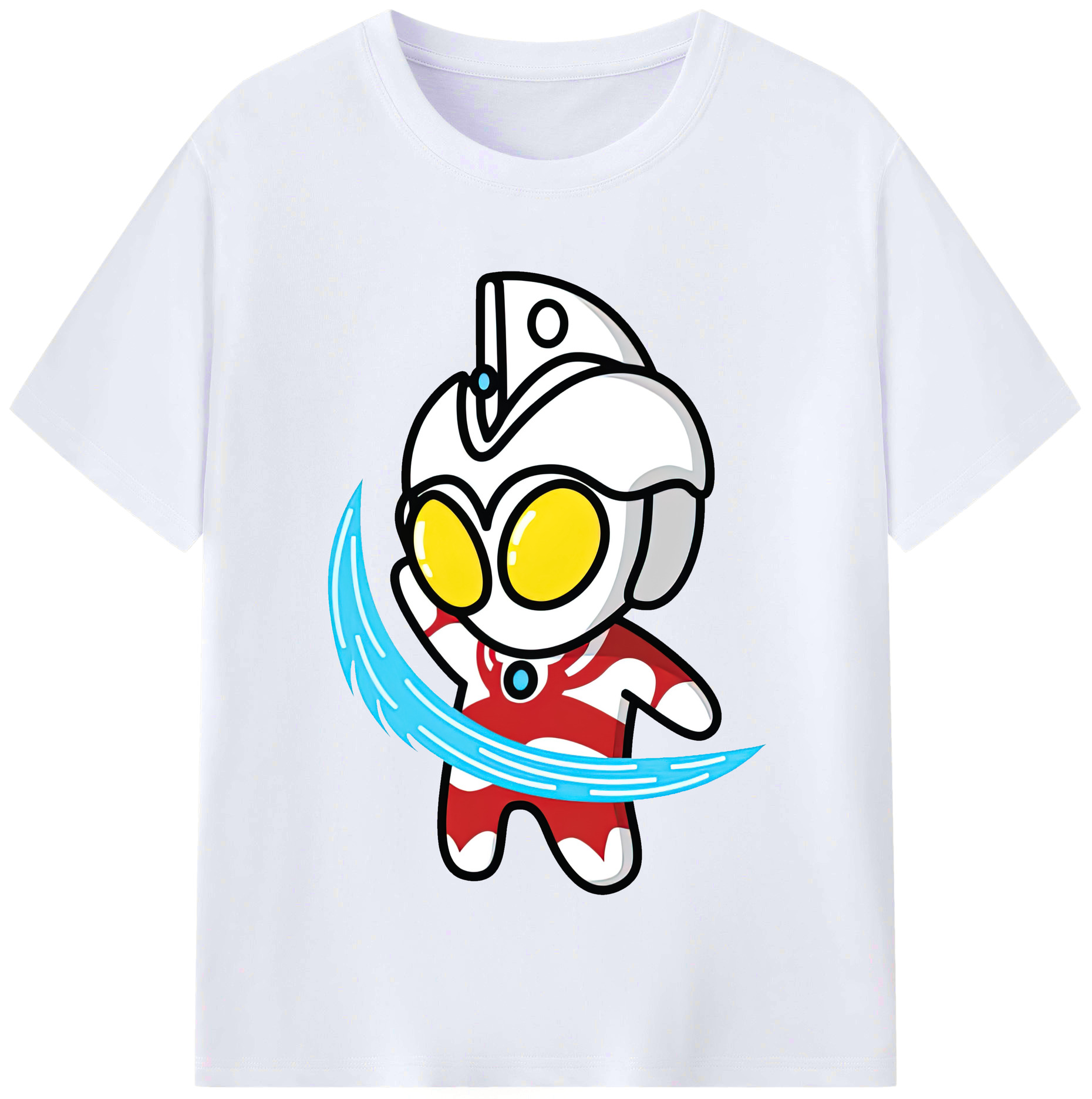 （画像用） ウルトラマン Ultraman レディースカジュアルプリントTシャツ（綿100％）