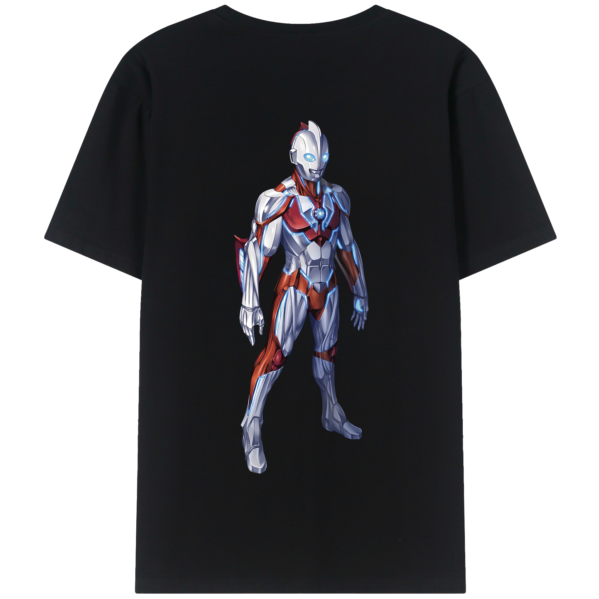 （画像用） ウルトラマン Ultraman 綿100％半袖Tシャツ（背面プリント）