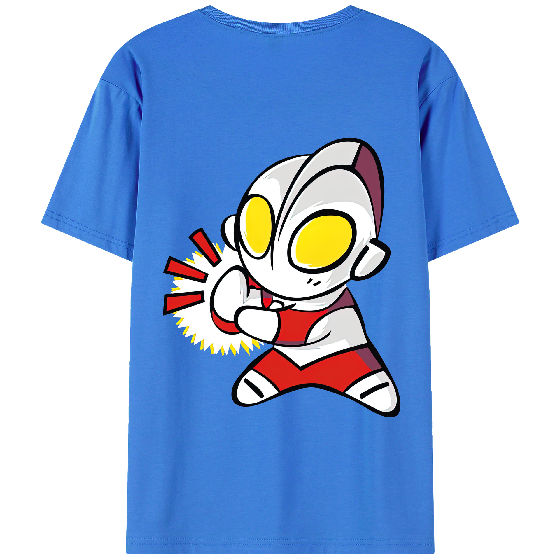 （画像用） ウルトラマン Ultraman 綿100％半袖Tシャツ（背面プリント）