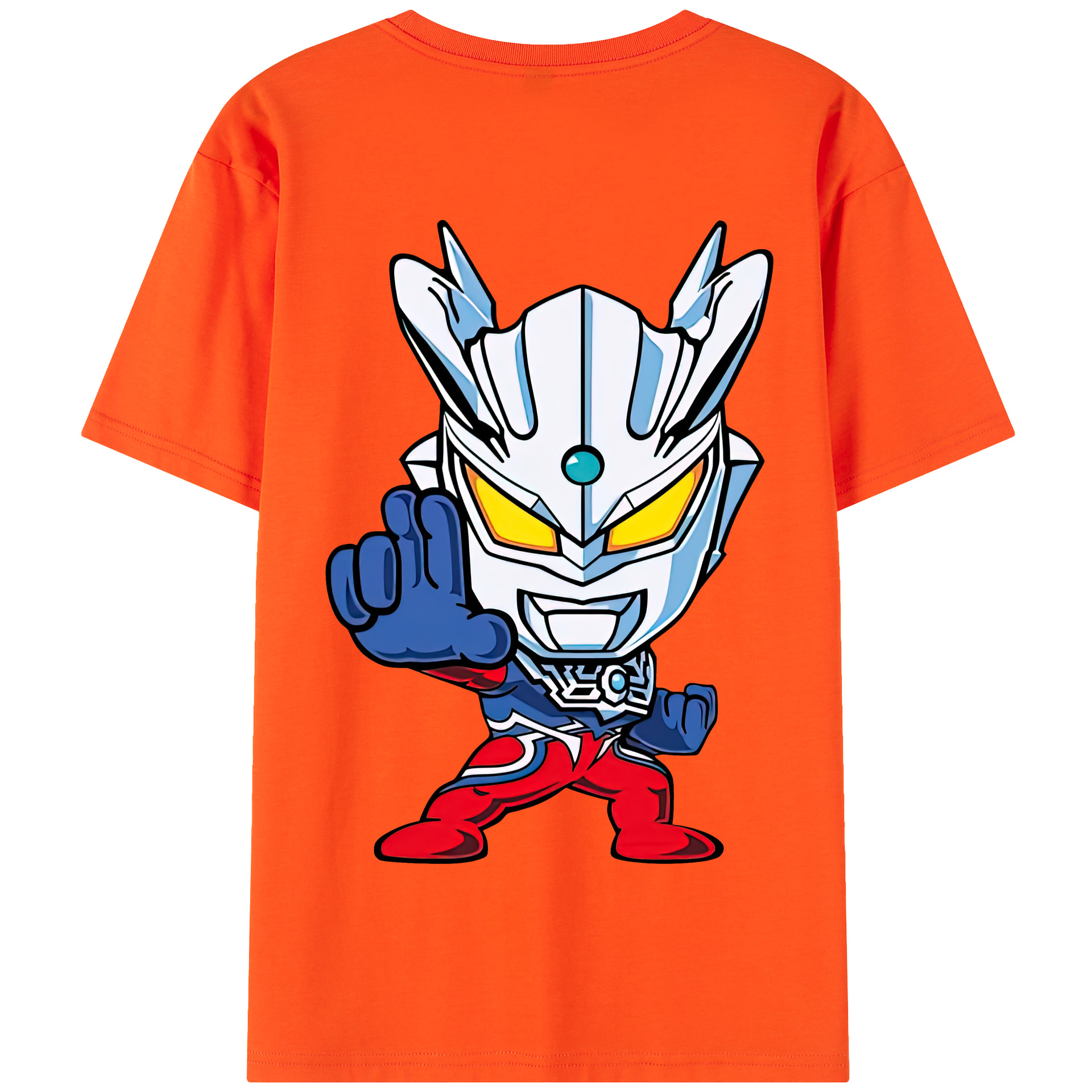 （画像用） ウルトラマン Ultraman 綿100％半袖Tシャツ（背面プリント）