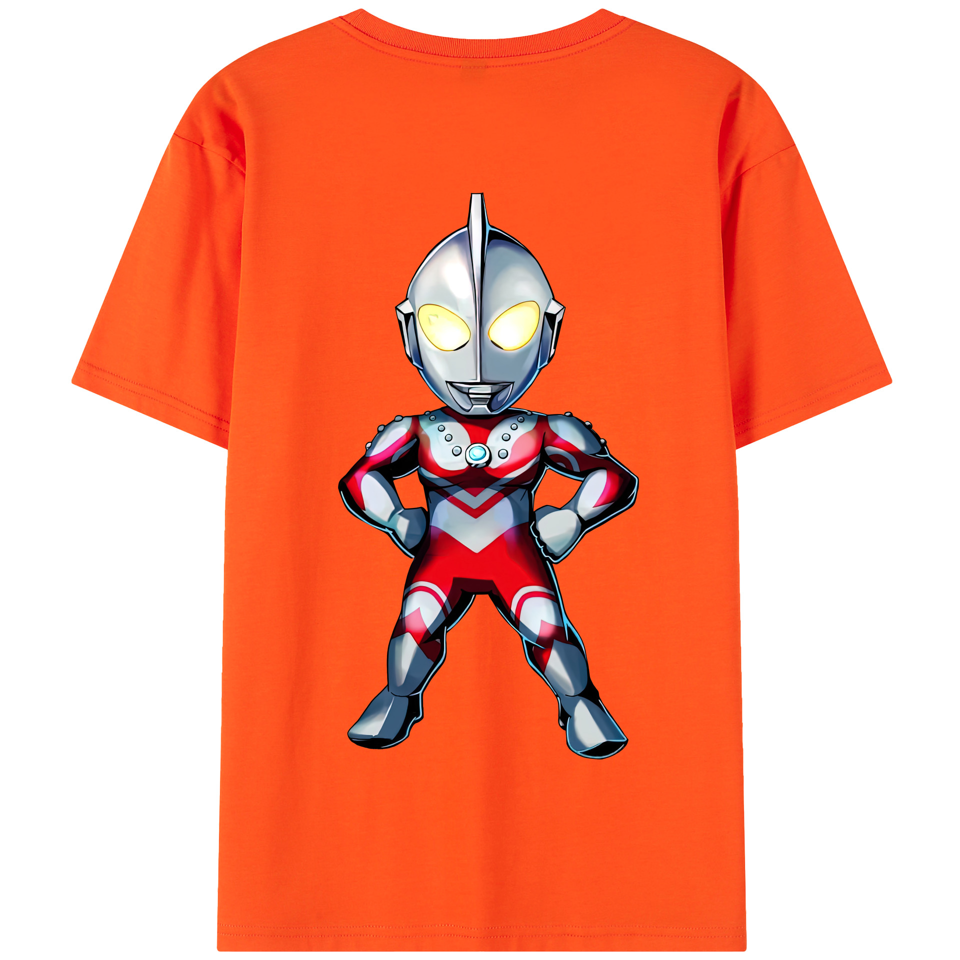 （画像用） ウルトラマン Ultraman 綿100％半袖Tシャツ（背面プリント）