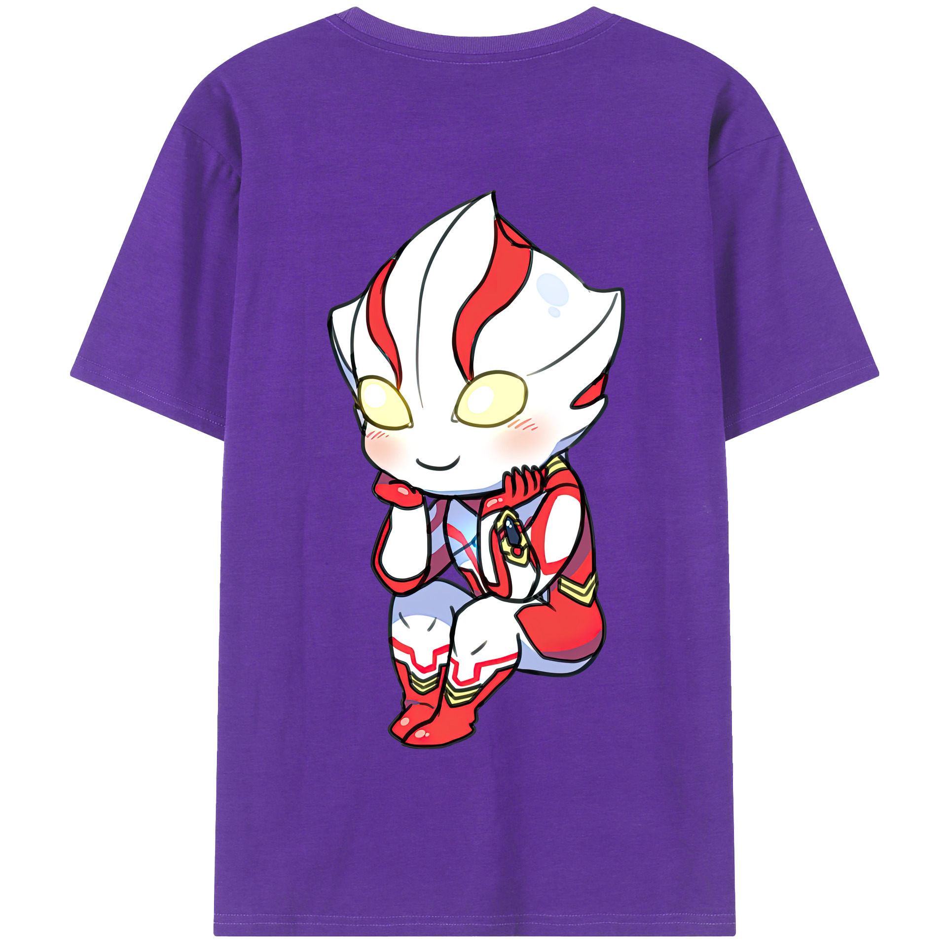 （画像用） ウルトラマン Ultraman 綿100％半袖Tシャツ（背面プリント）