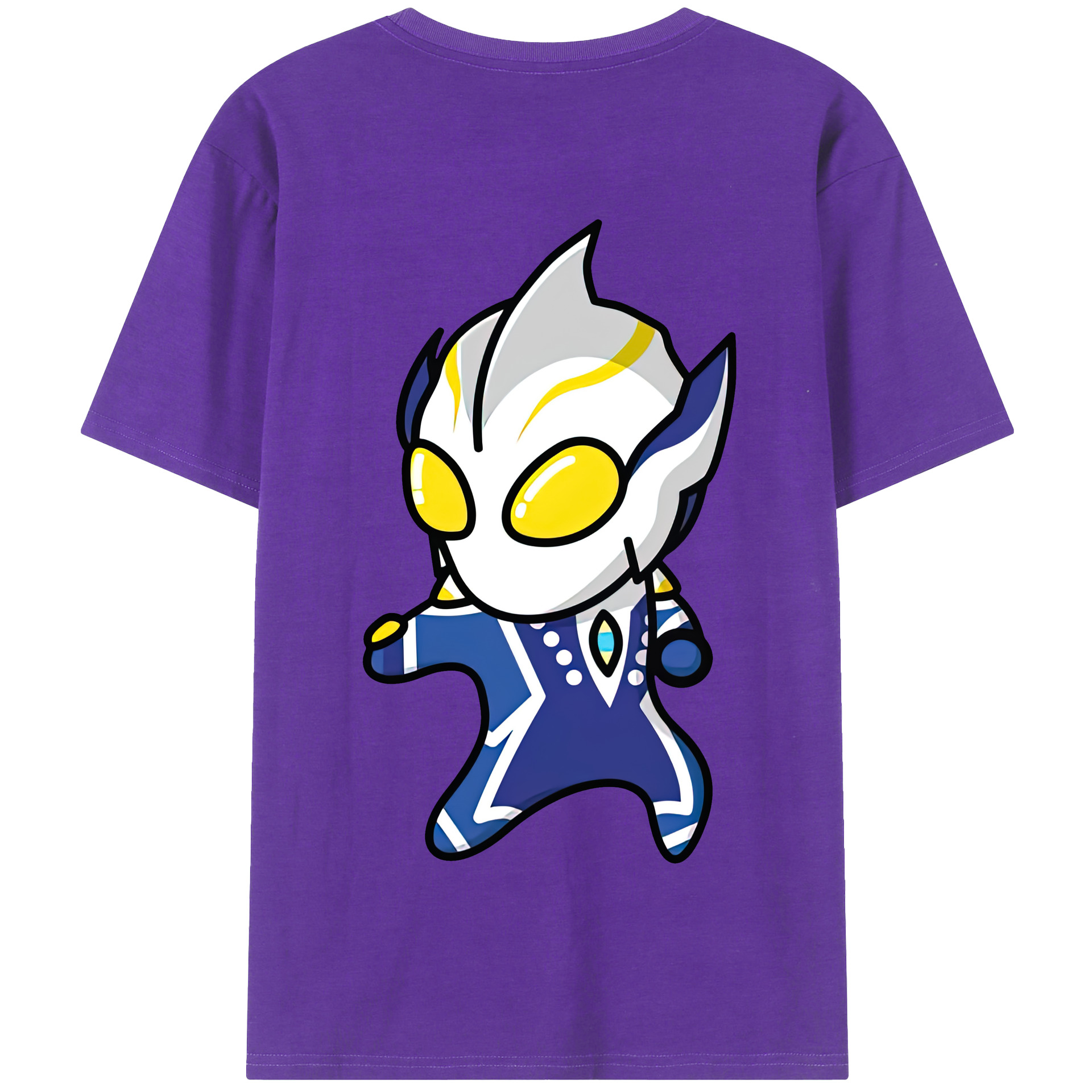 （画像用） ウルトラマン Ultraman 綿100％半袖Tシャツ（背面プリント）