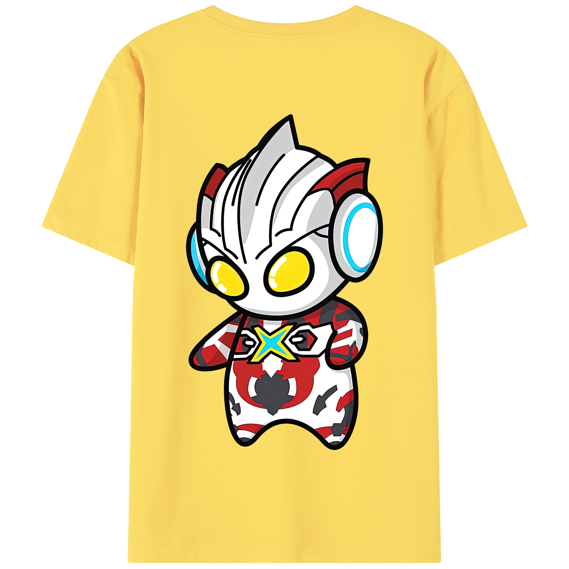 （画像用） ウルトラマン Ultraman 綿100％半袖Tシャツ（背面プリント）