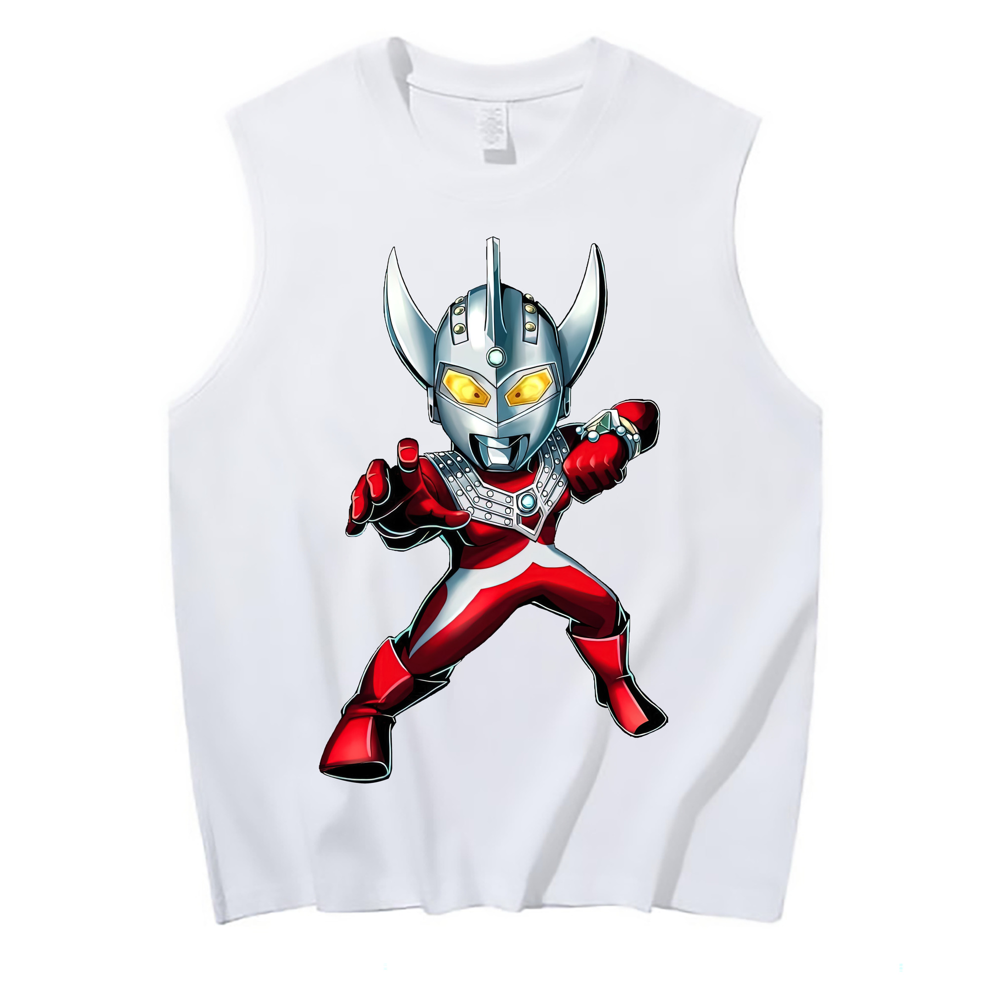 （画像用） ウルトラマン Ultraman コットン100％タンクトップ（フロントプリント）
