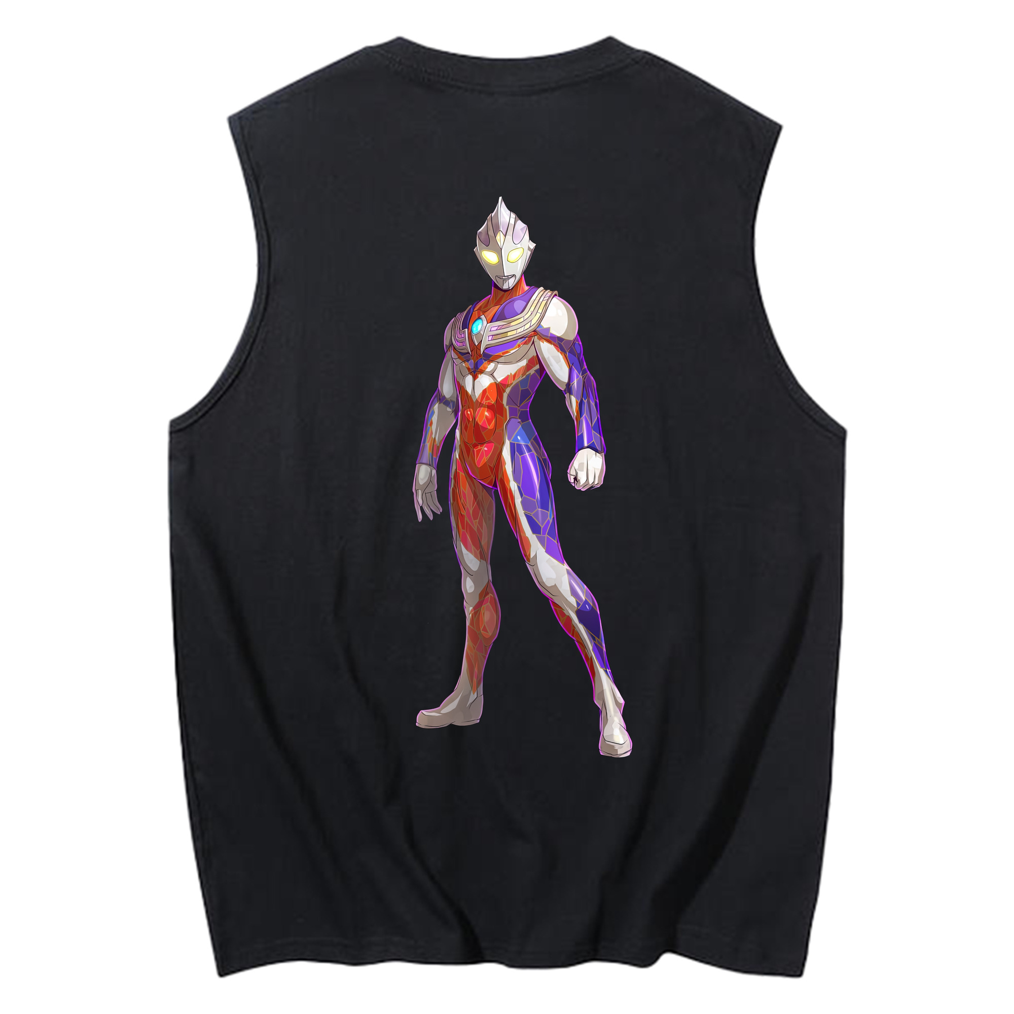 （画像用） ウルトラマン Ultraman コットン100％タンクトップ（背面プリント）