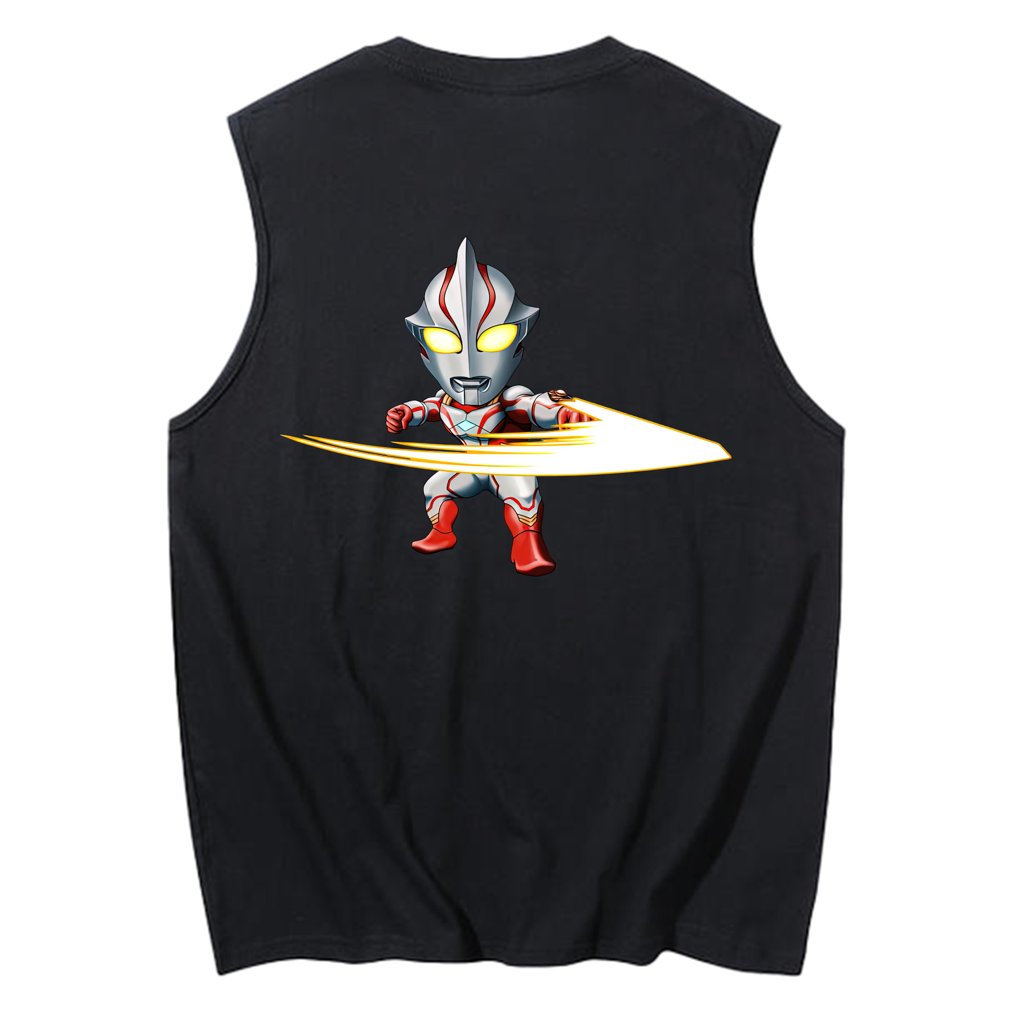 ウルトラマン Ultraman コットン100％タンクトップ（背面プリント）