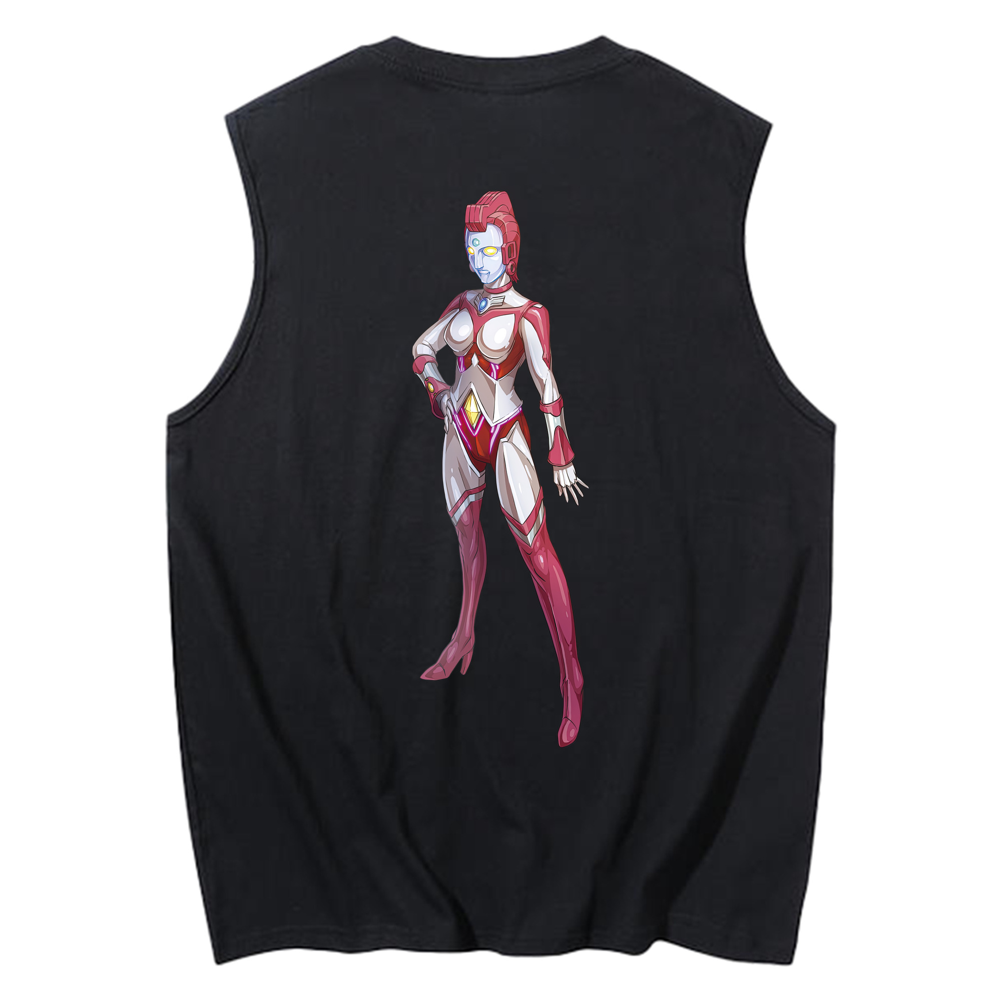 ウルトラマン Ultraman コットン100％タンクトップ（背面プリント）